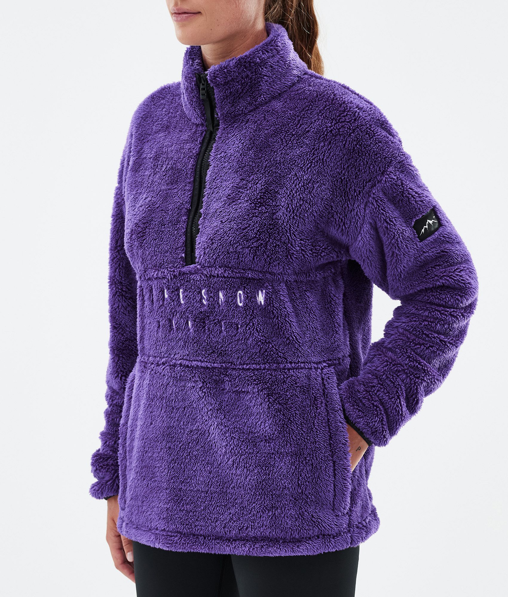 Fleece Sweater Women Vivid Purple