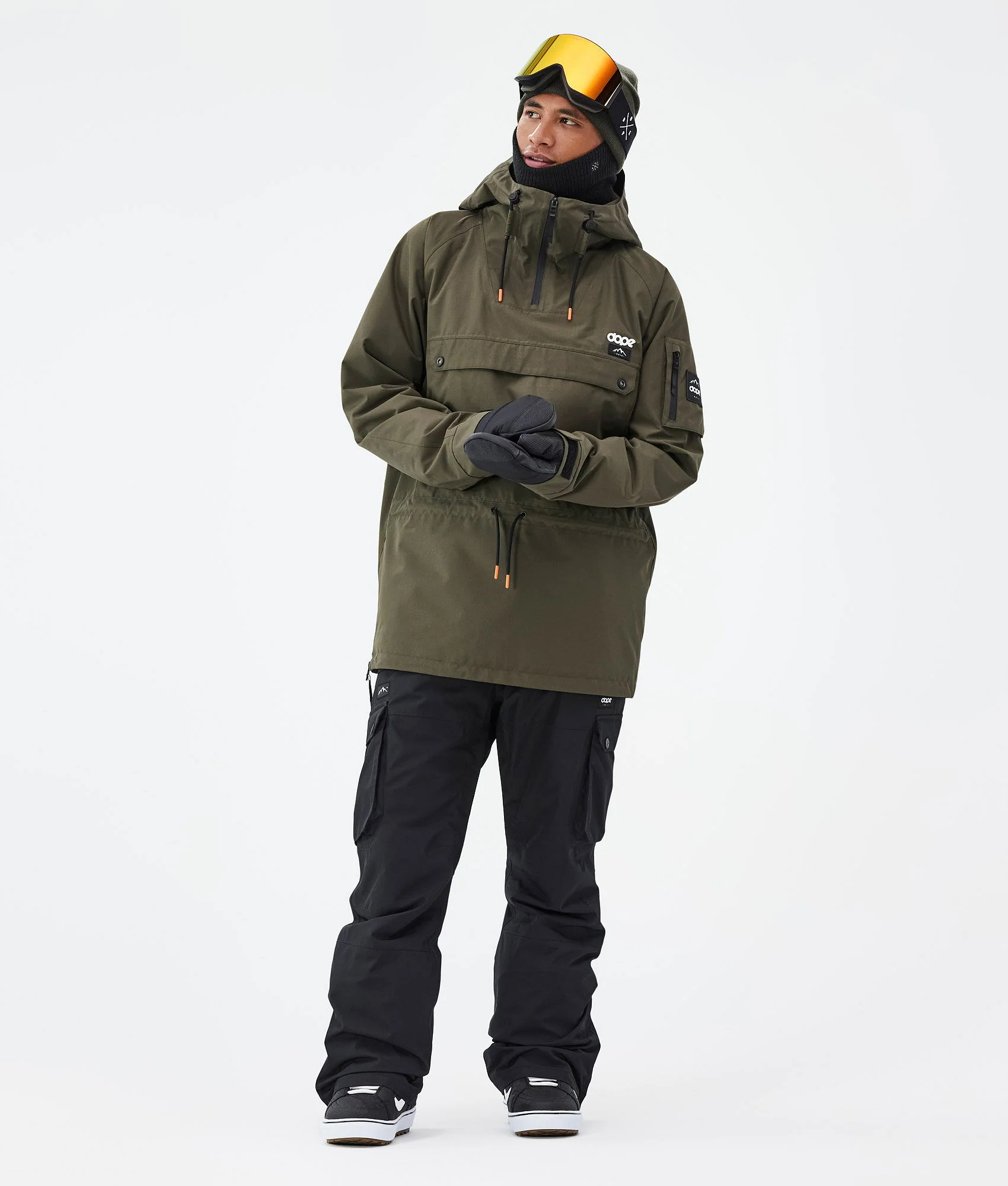 Snowboard Jacket Men Olive Green