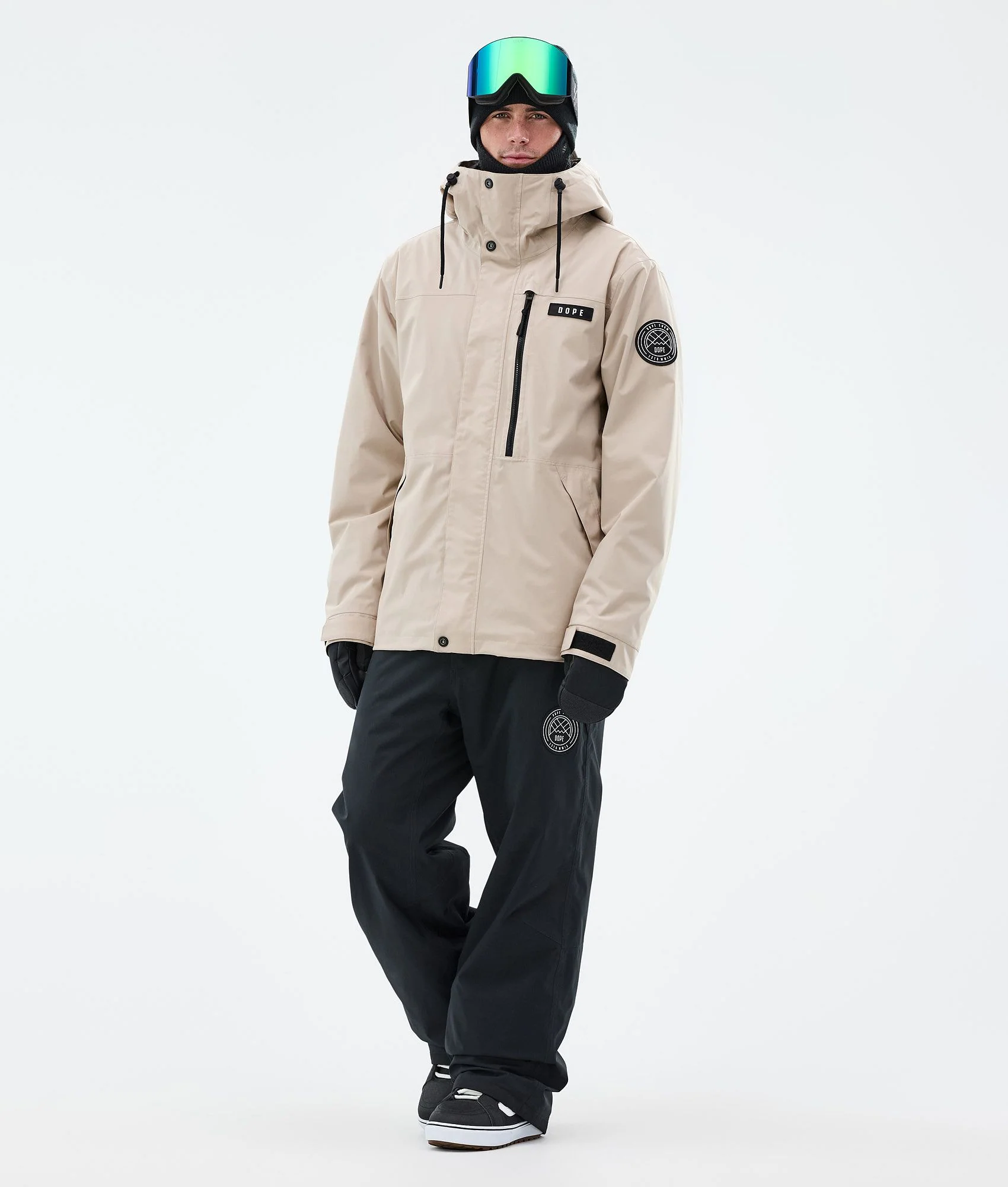 Snowboard Jacket Men Sand
