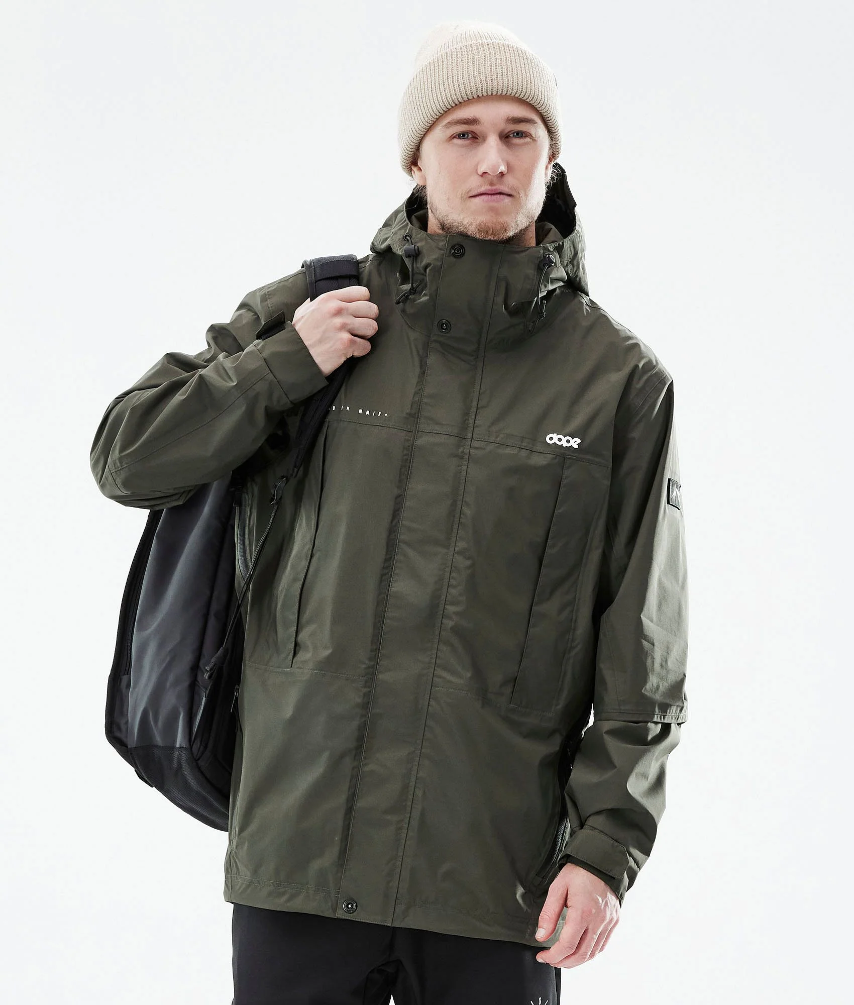 Outdoor Jacket Men Olive Green