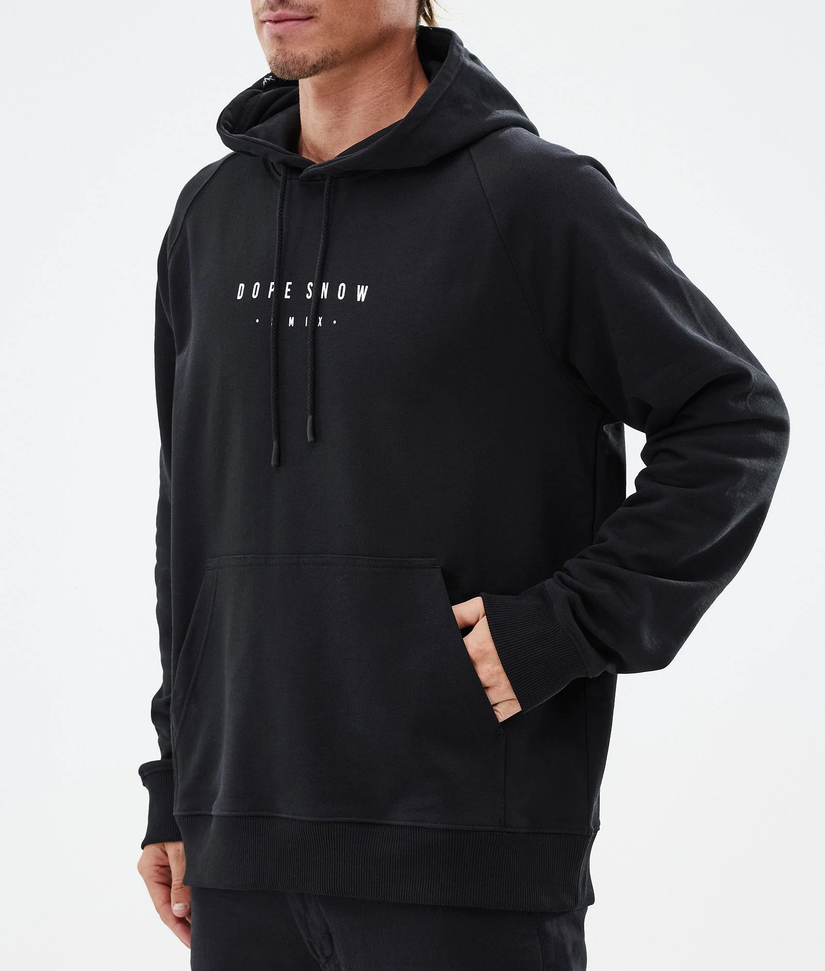 Hoodie Men Silhouette Black