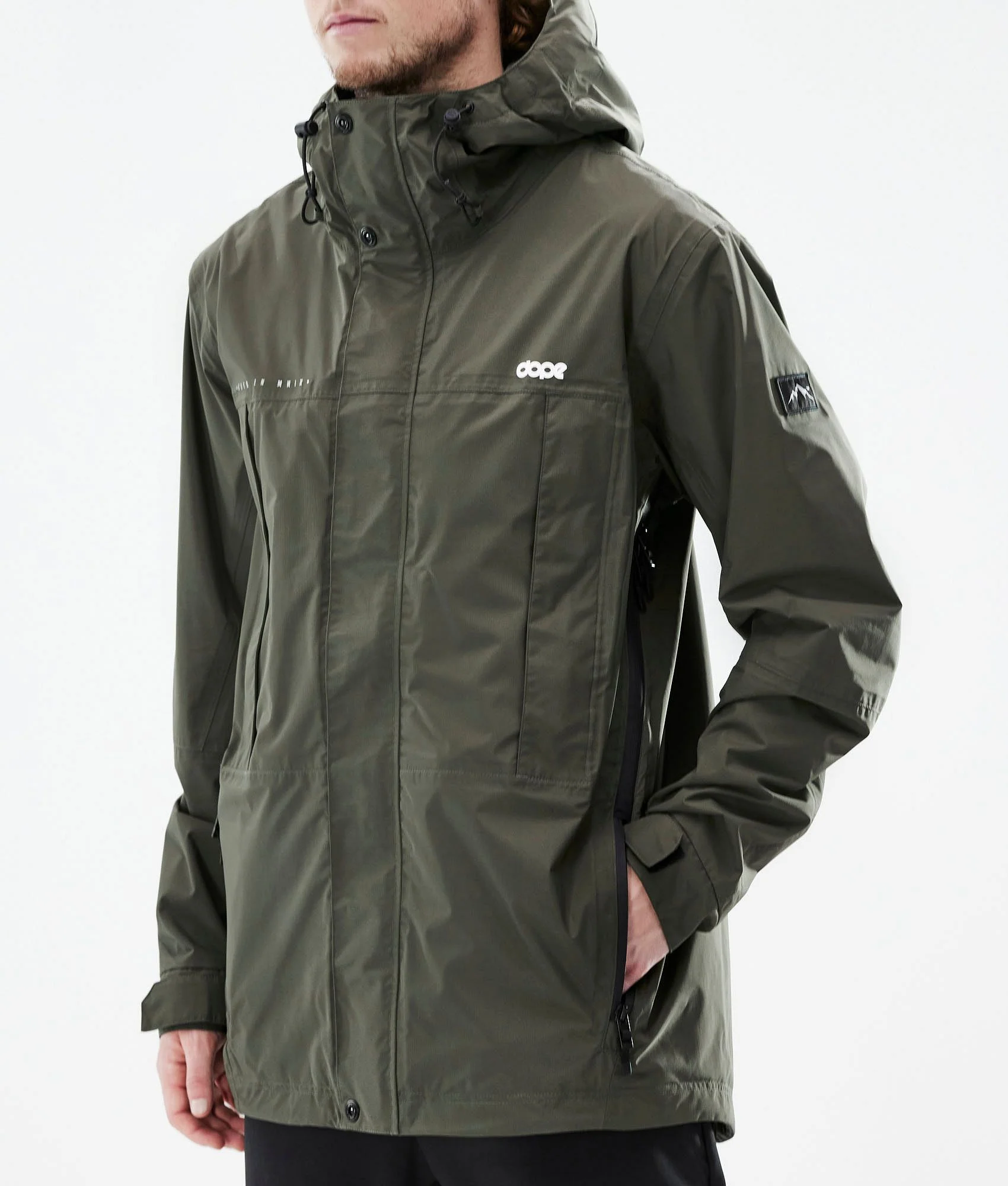 Outdoor Jacket Men Olive Green
