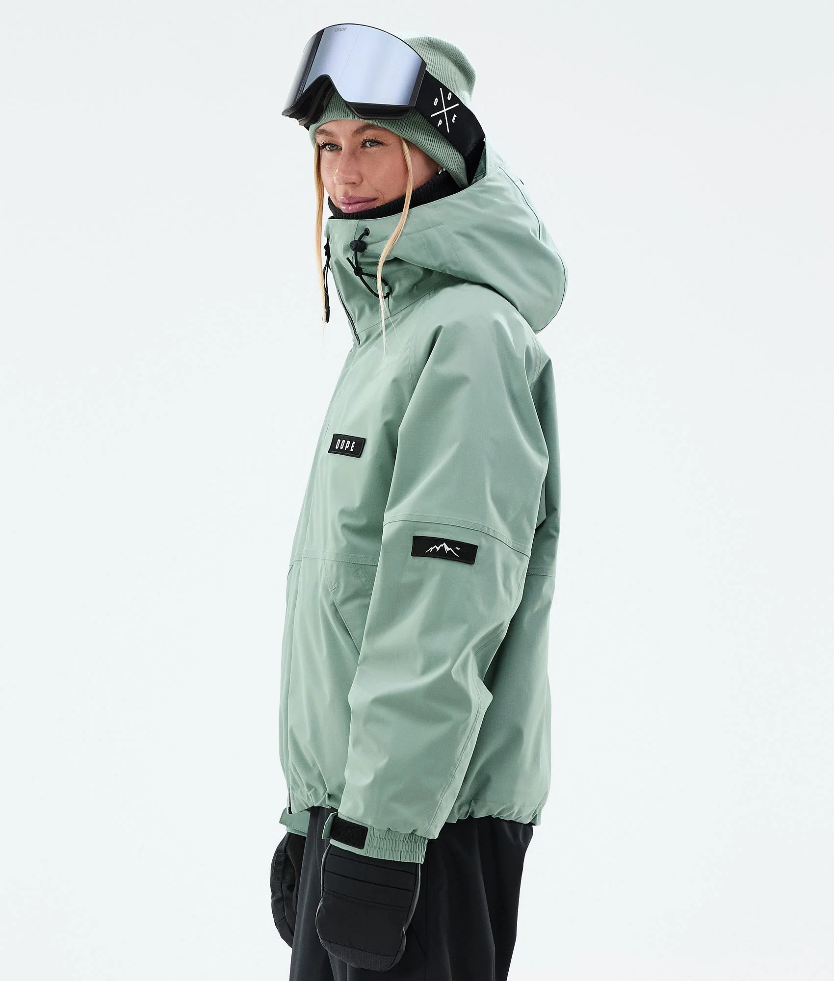 Snowboard Jacket Women Faded Green