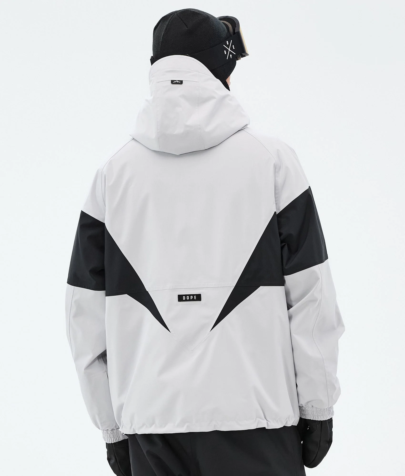 Snowboard Jacket Men Spike Light Grey/Black