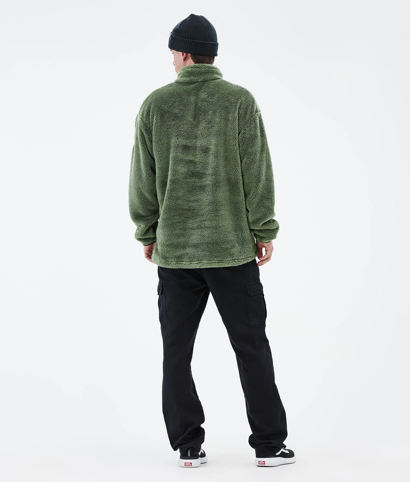 Fleece Sweater Men Moss Green