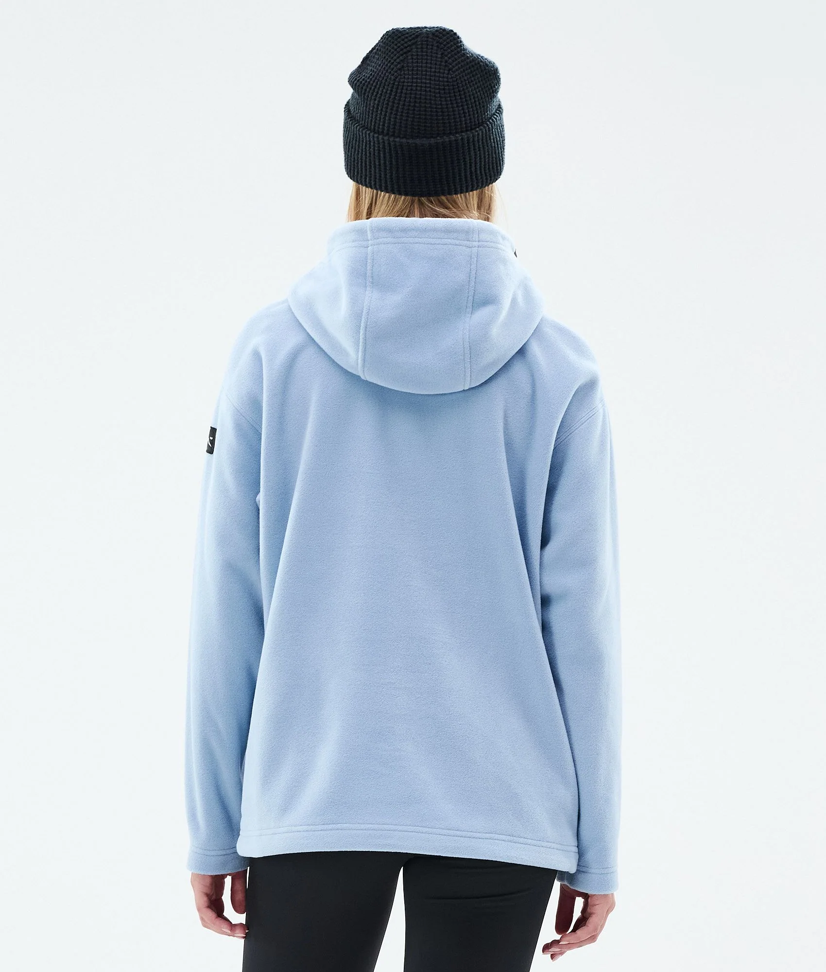 Fleece Hoodie Women Light Blue