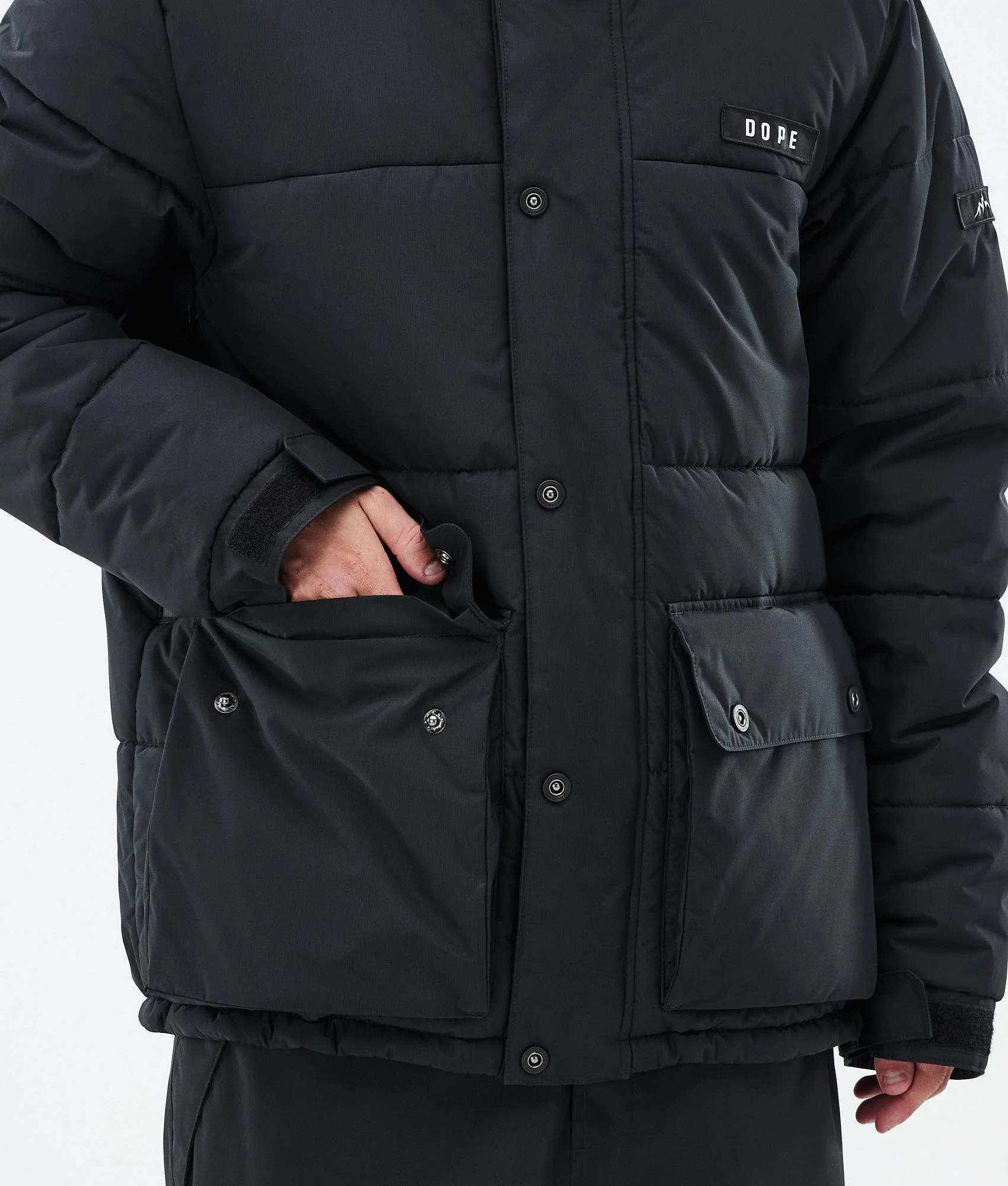 Snowboard Jacket Men Black