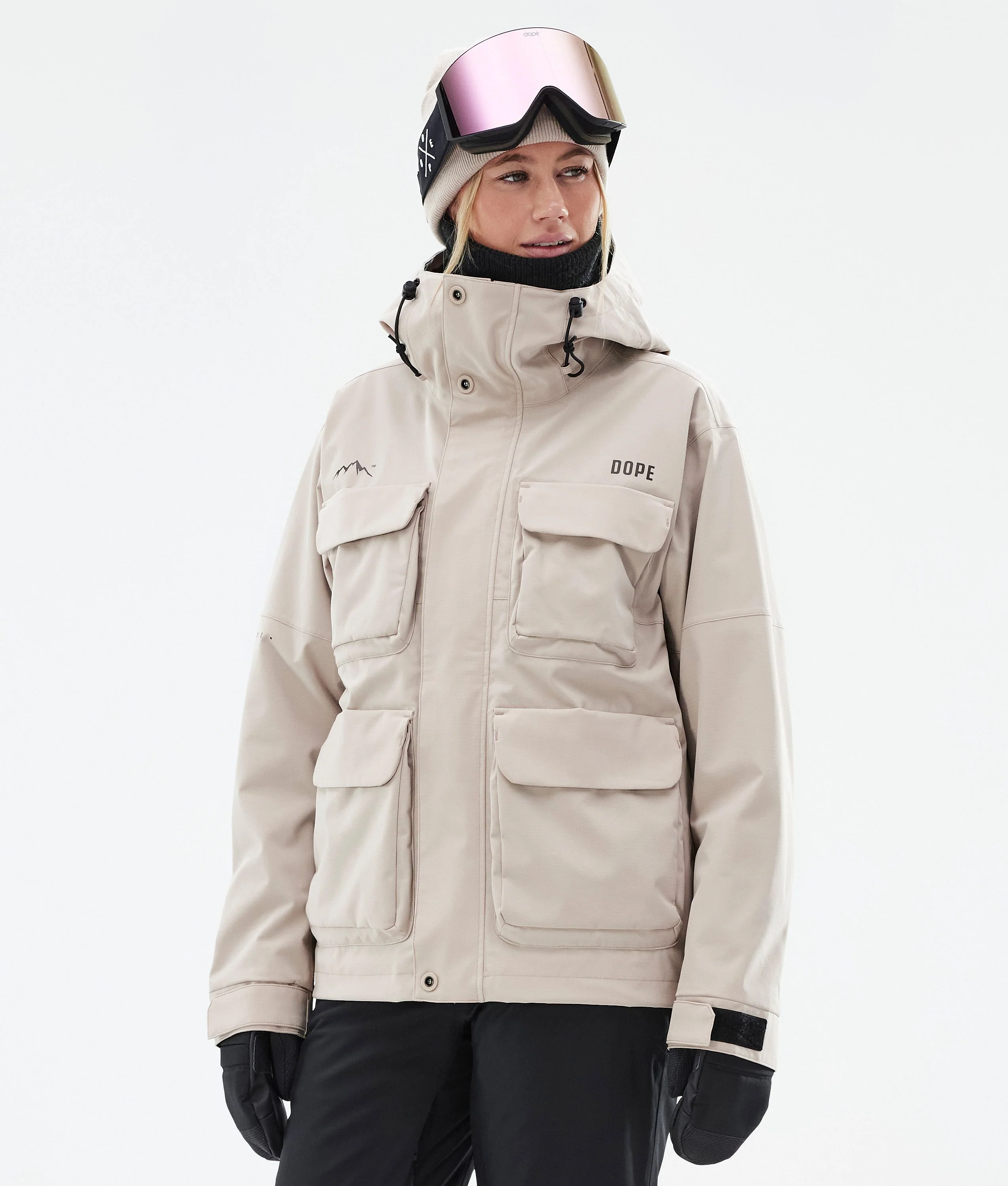 Snowboard Jacket Women Sand