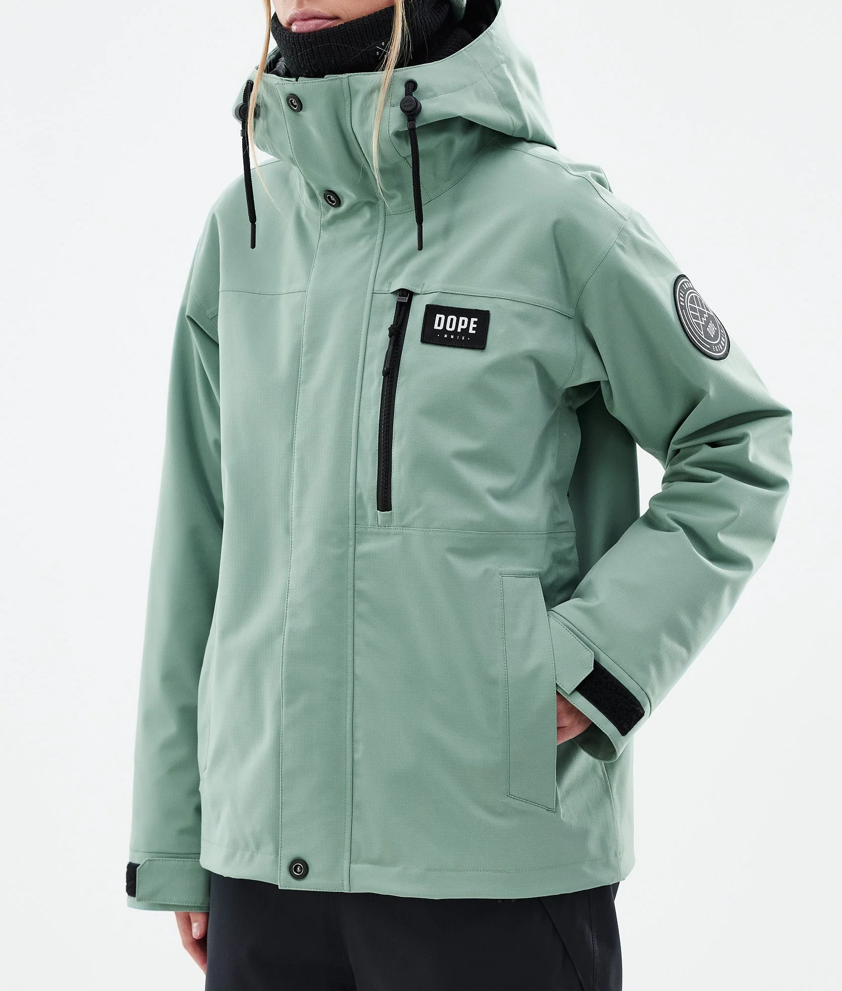 Snowboard Jacket Women Faded Green
