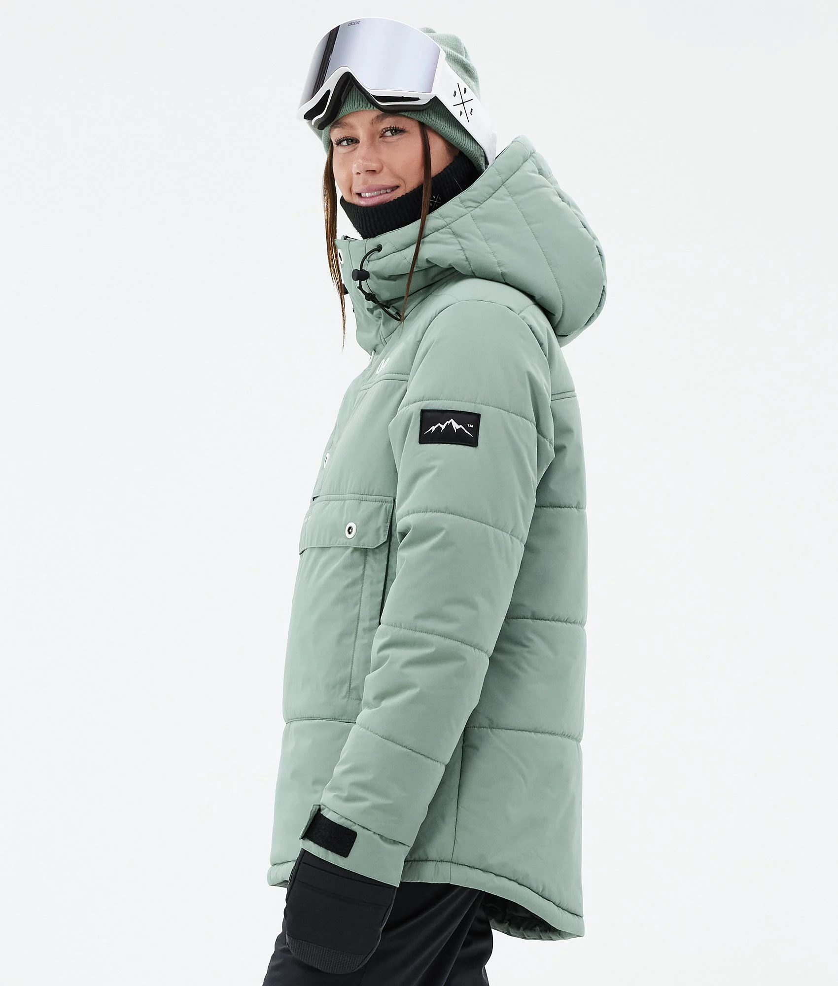 Snowboard Jacket Women Faded Green