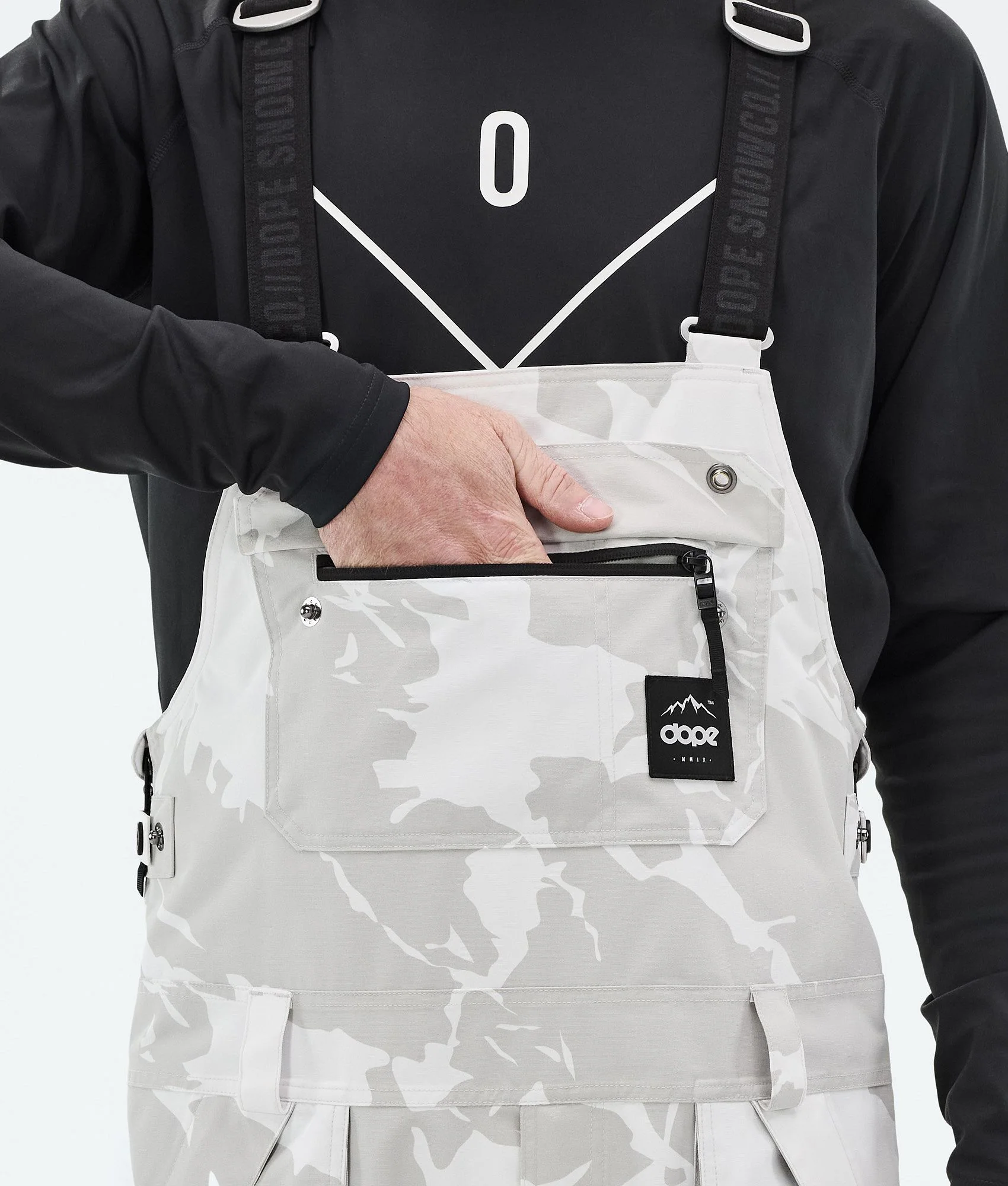 Snowboard Pants Men Grey Camo