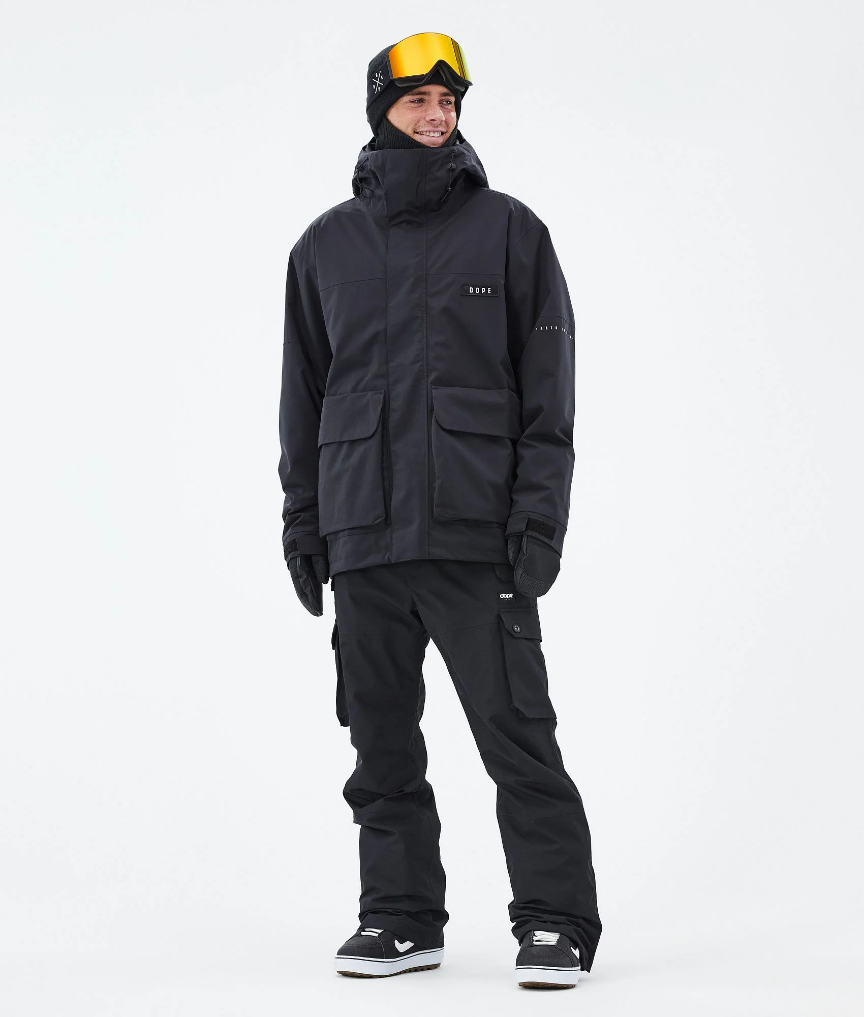 Snowboard Jacket Men Black