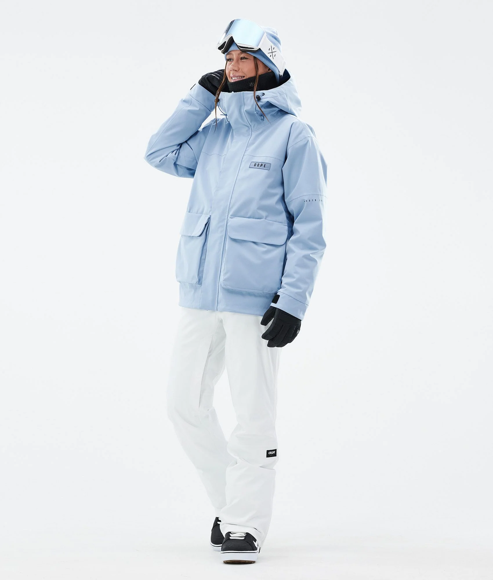 Snowboard Jacket Women Light Blue