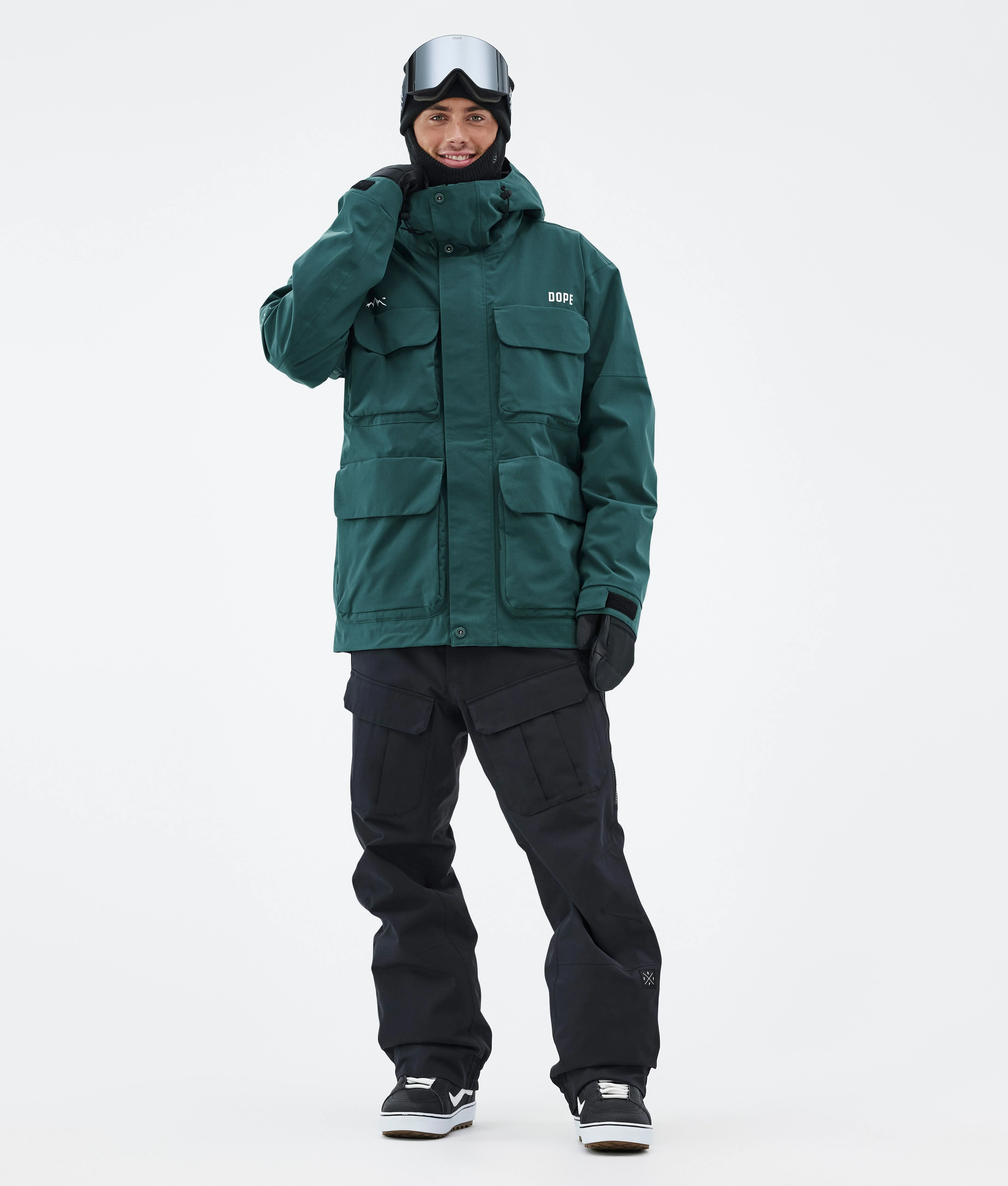 Snowboard Jacket Men Bottle Green