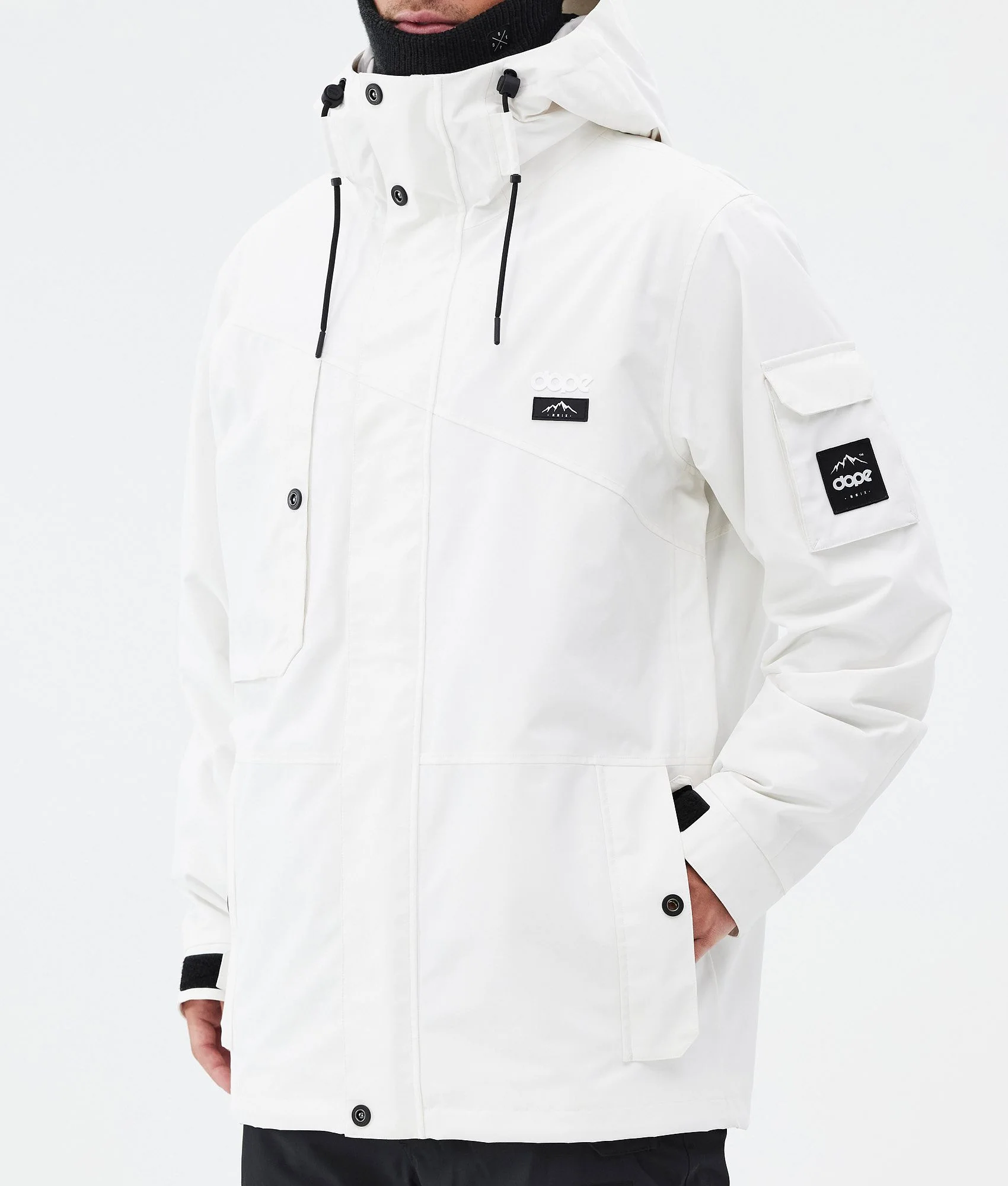 Snowboard Jacket Men Old White