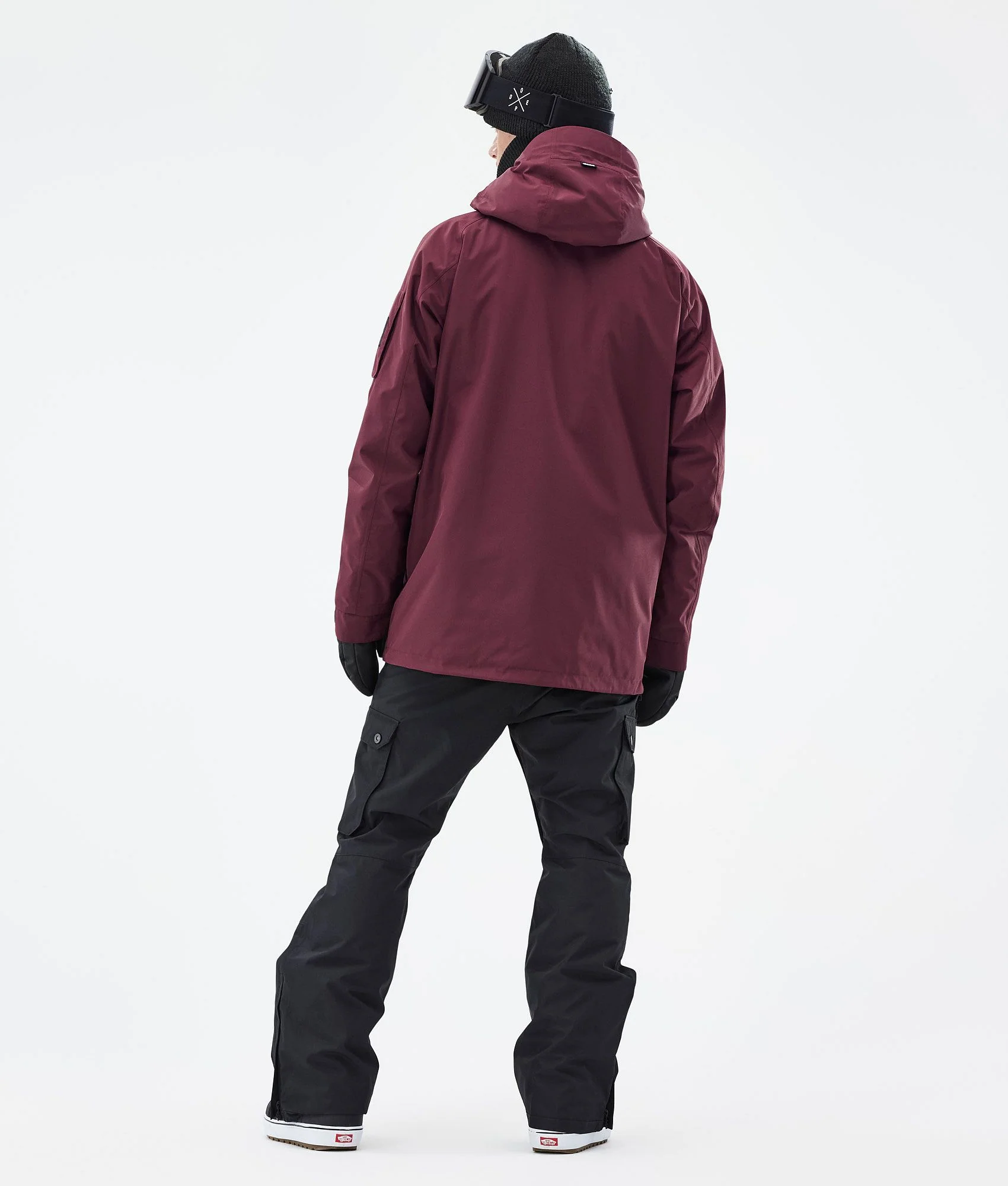 Snowboard Jacket Men Don Burgundy