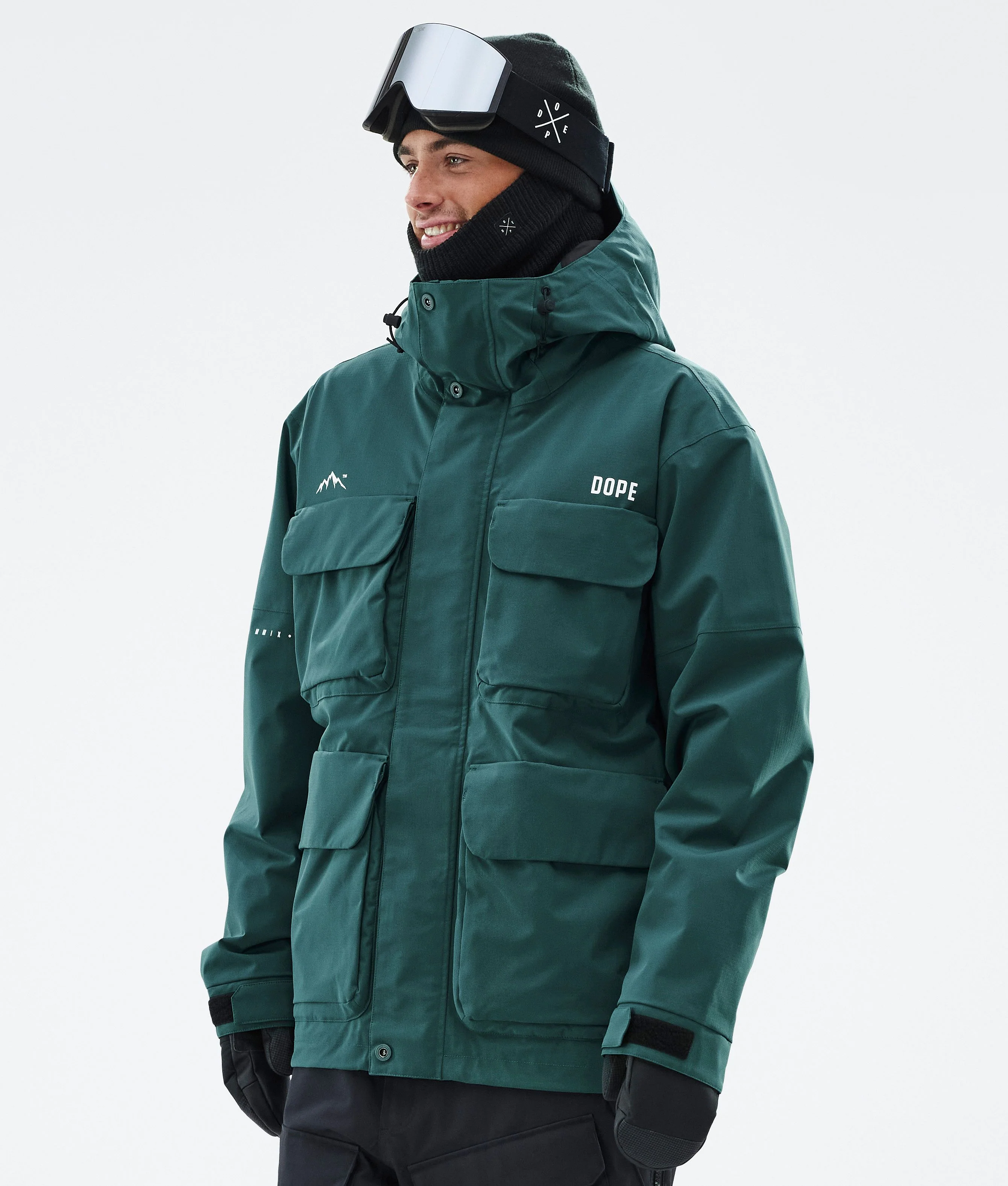 Snowboard Jacket Men Bottle Green