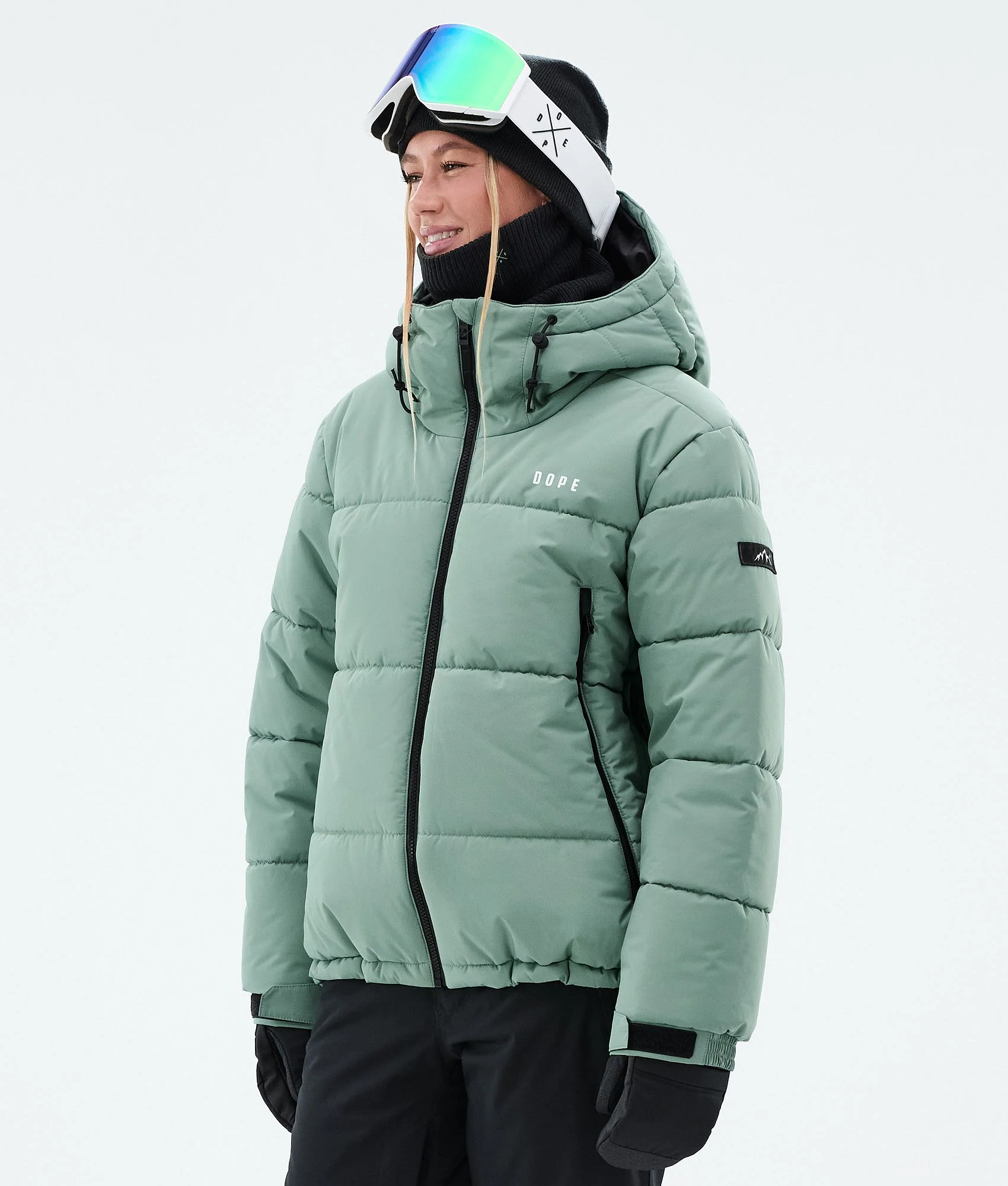 Snowboard Jacket Women Faded Green