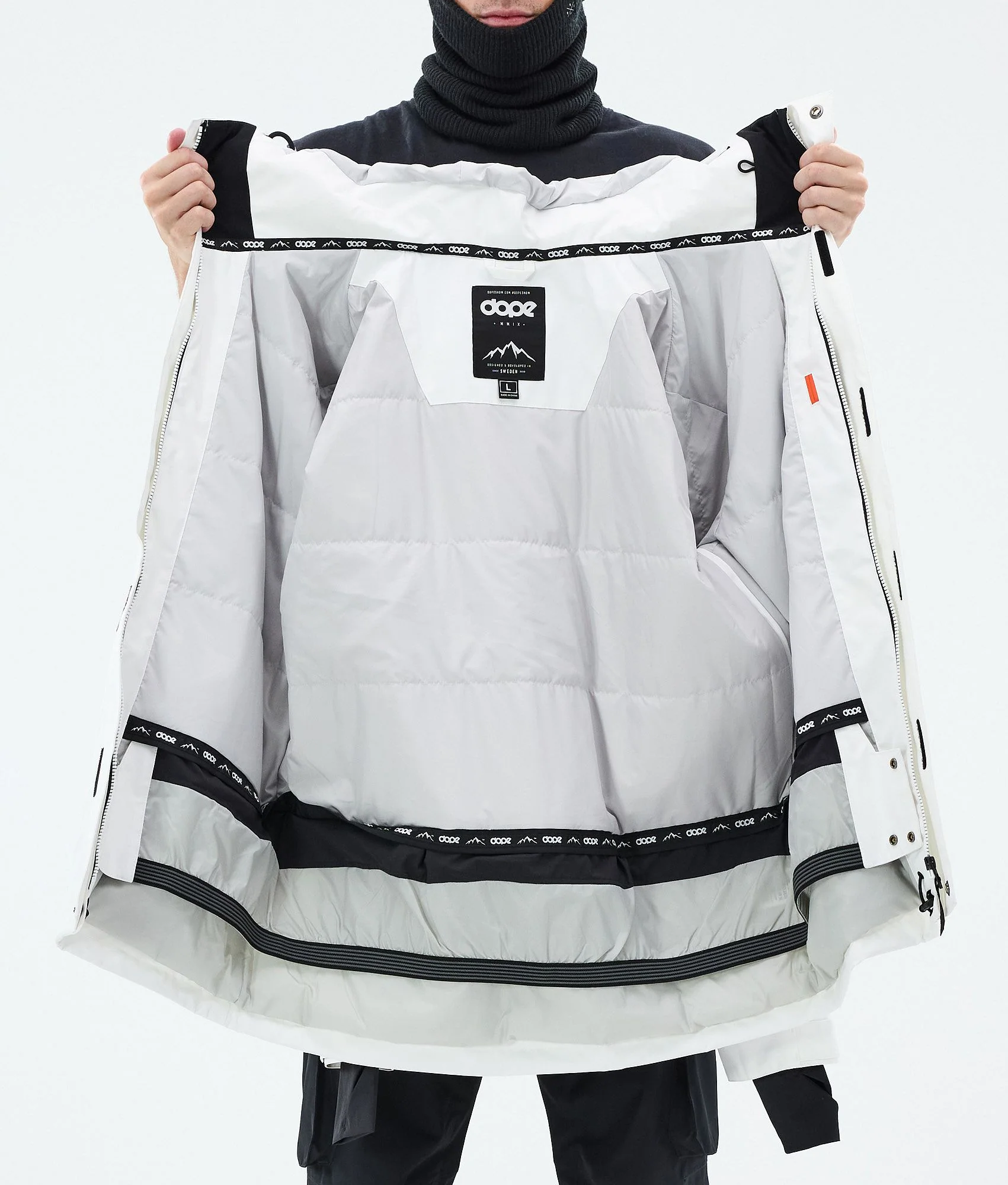 Snowboard Jacket Men Whitish