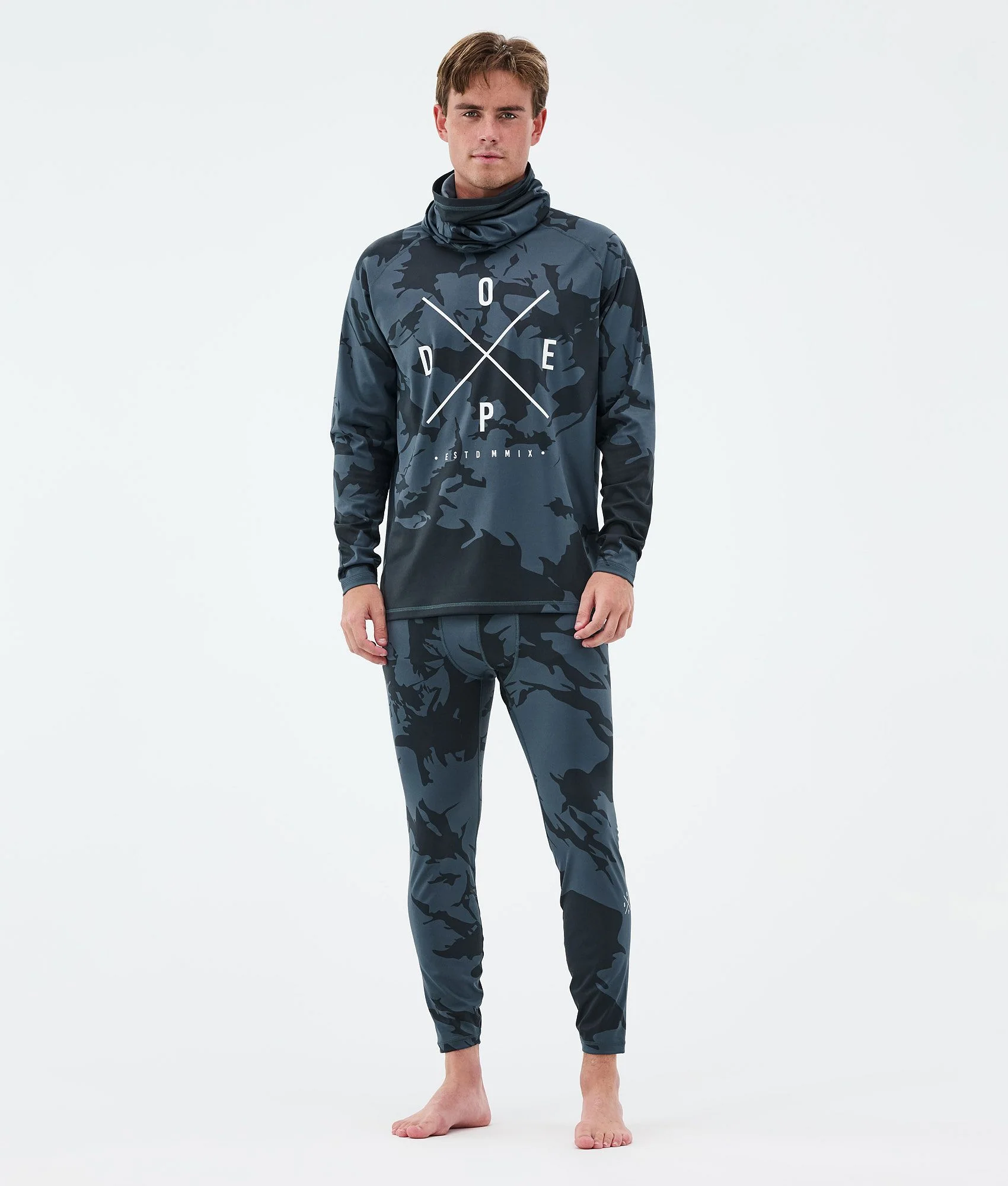 Base Layer Top Men 2X-Up Metal Blue Camo