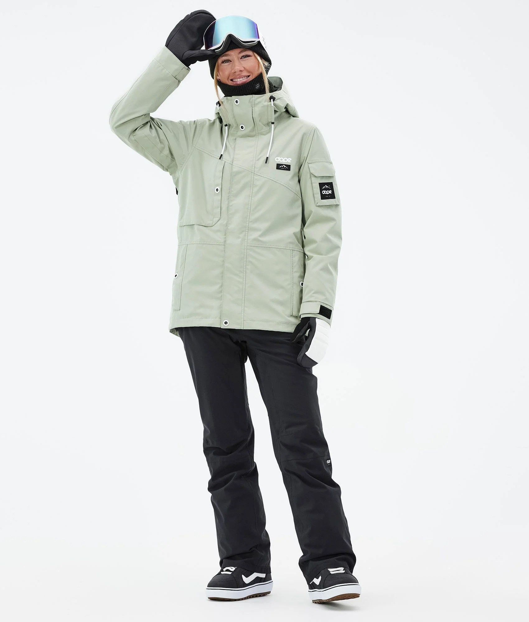 Snowboard Jacket Women Soft Green