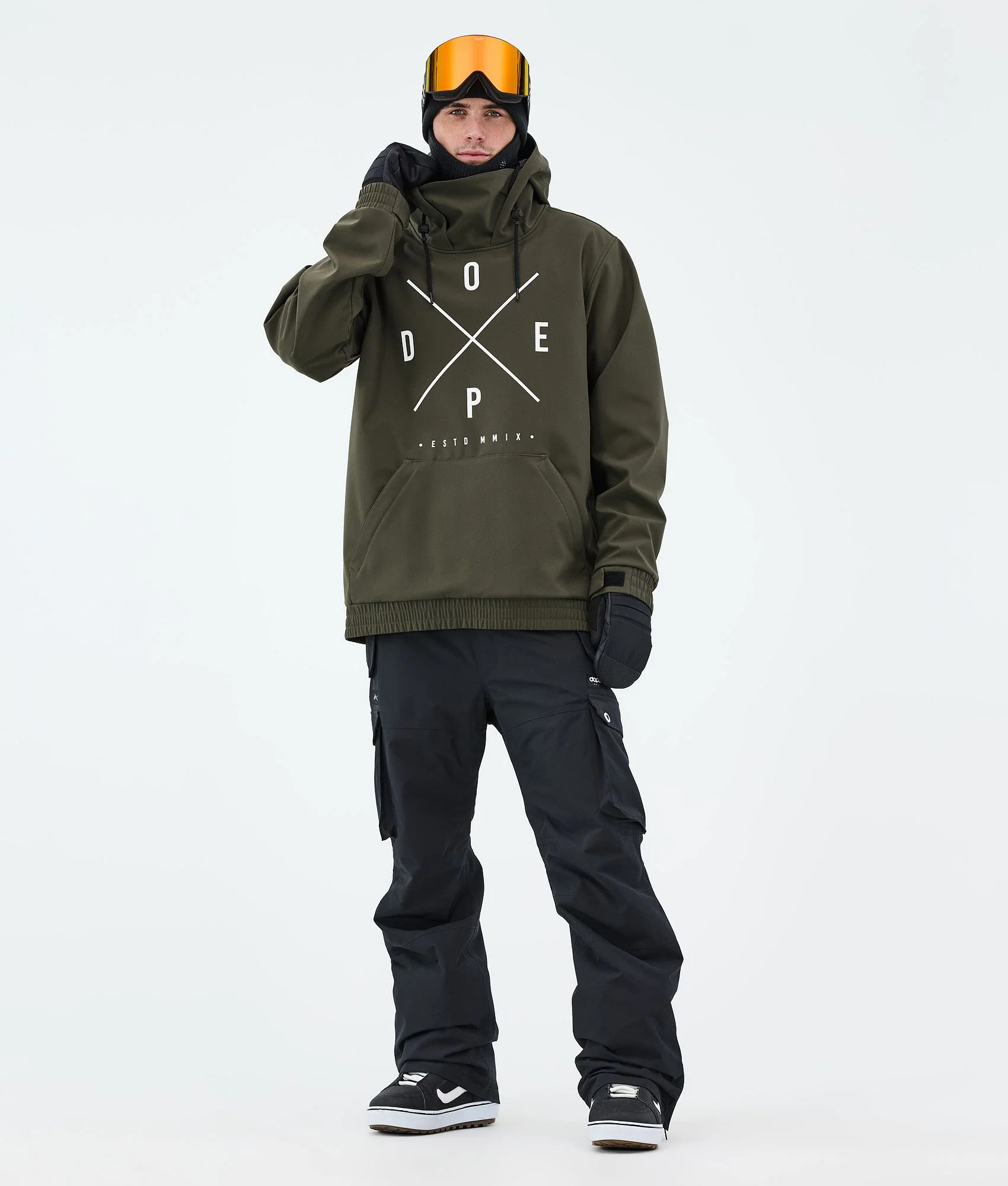 Snowboard Jacket Men 2X-Up Olive Green