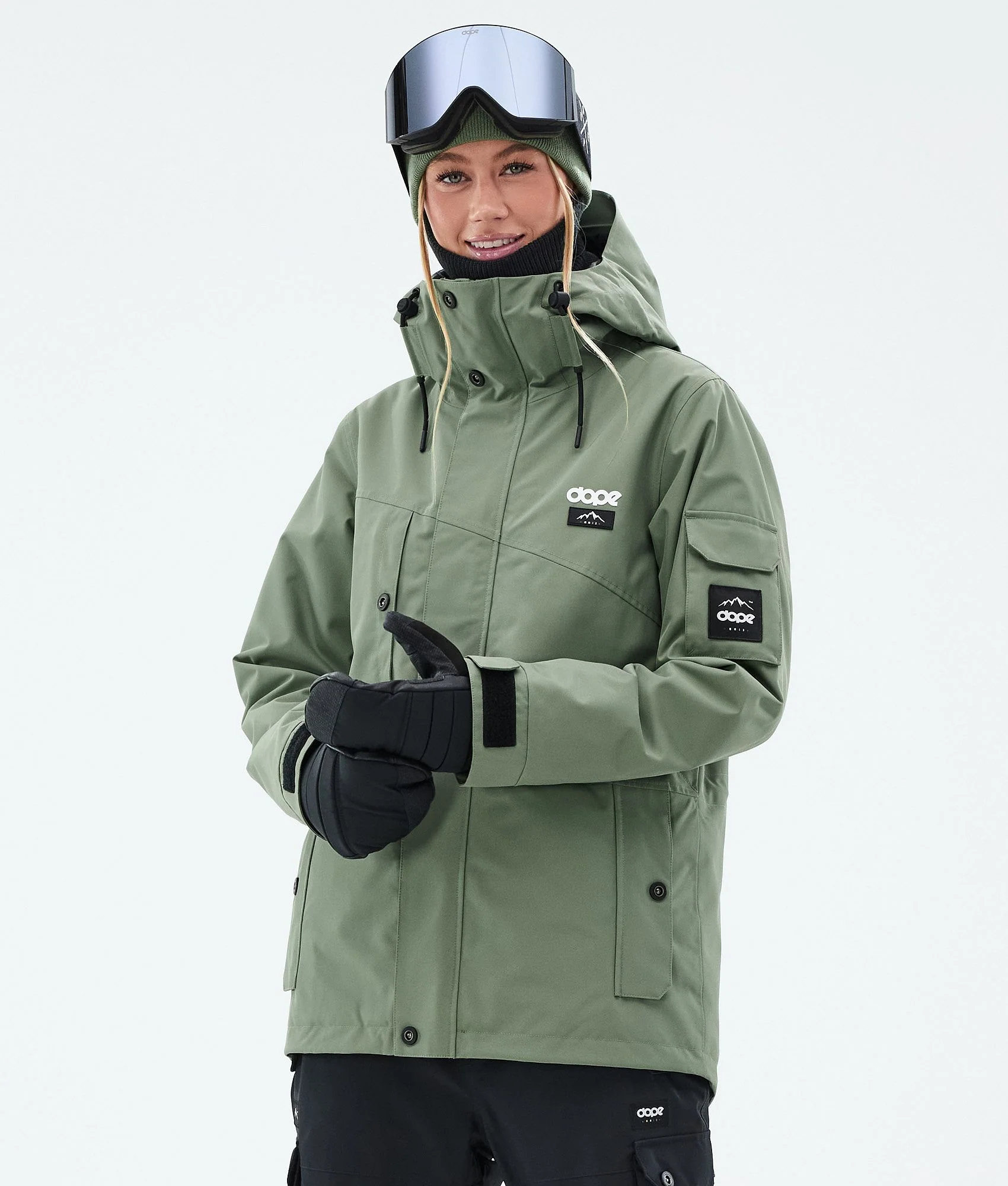 Snowboard Jacket Women Moss Green