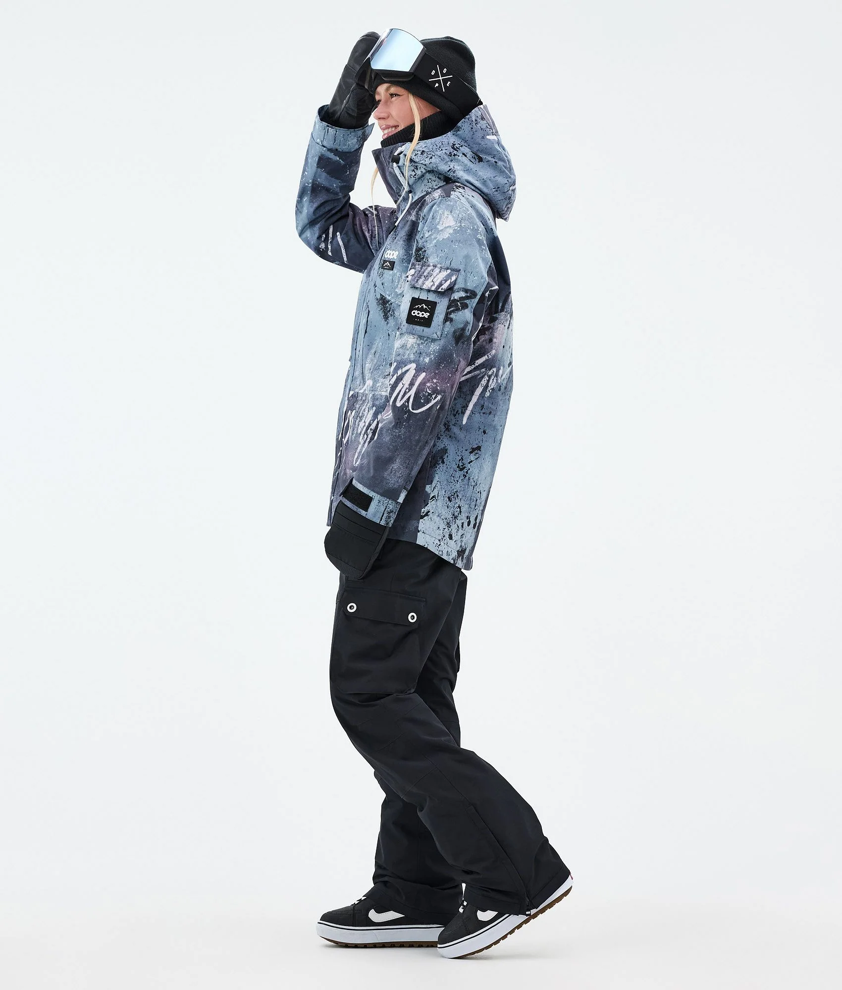 Snowboard Jacket Women Punk Blue
