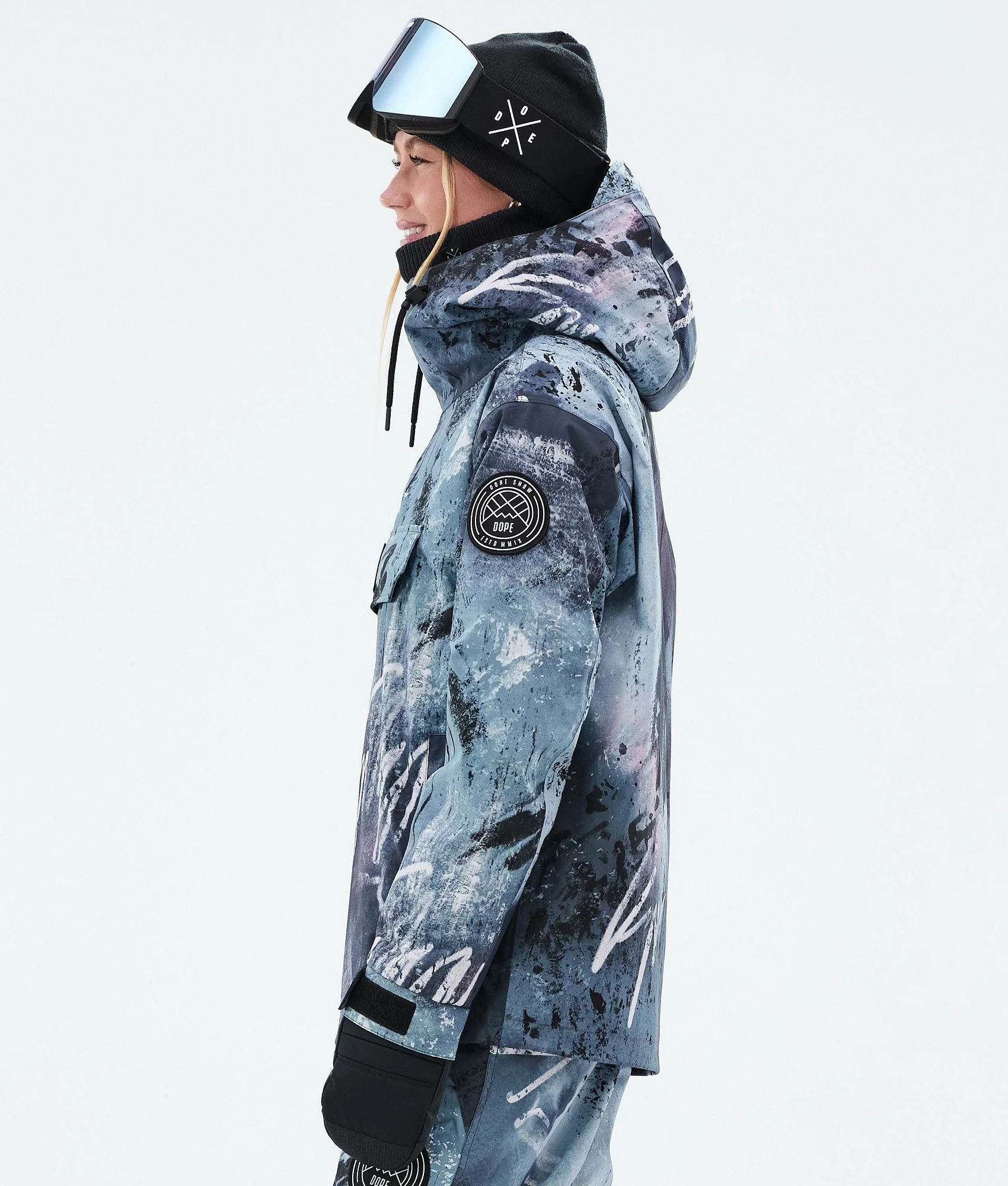 Snowboard Jacket Women Punk Blue