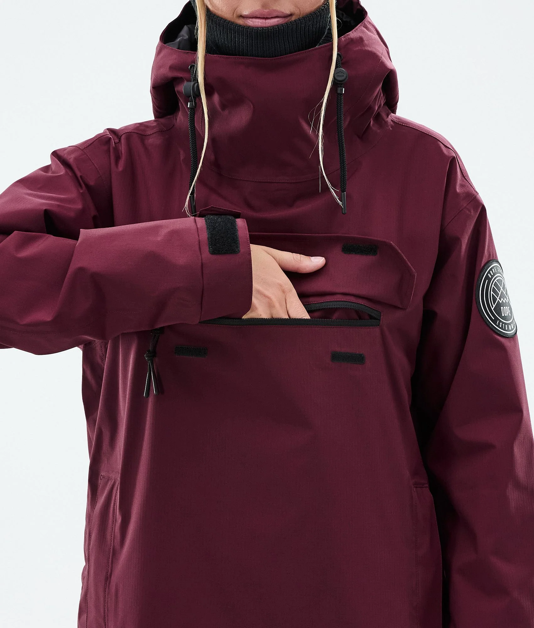 Snowboard Jacket Women Burgundy