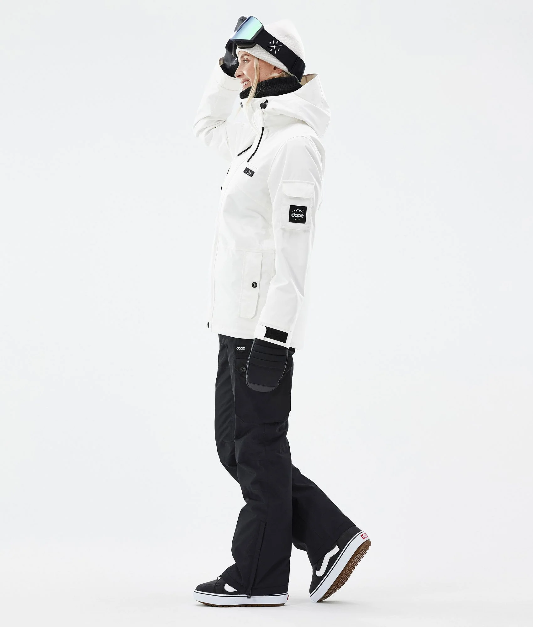 Snowboard Jacket Women Old White