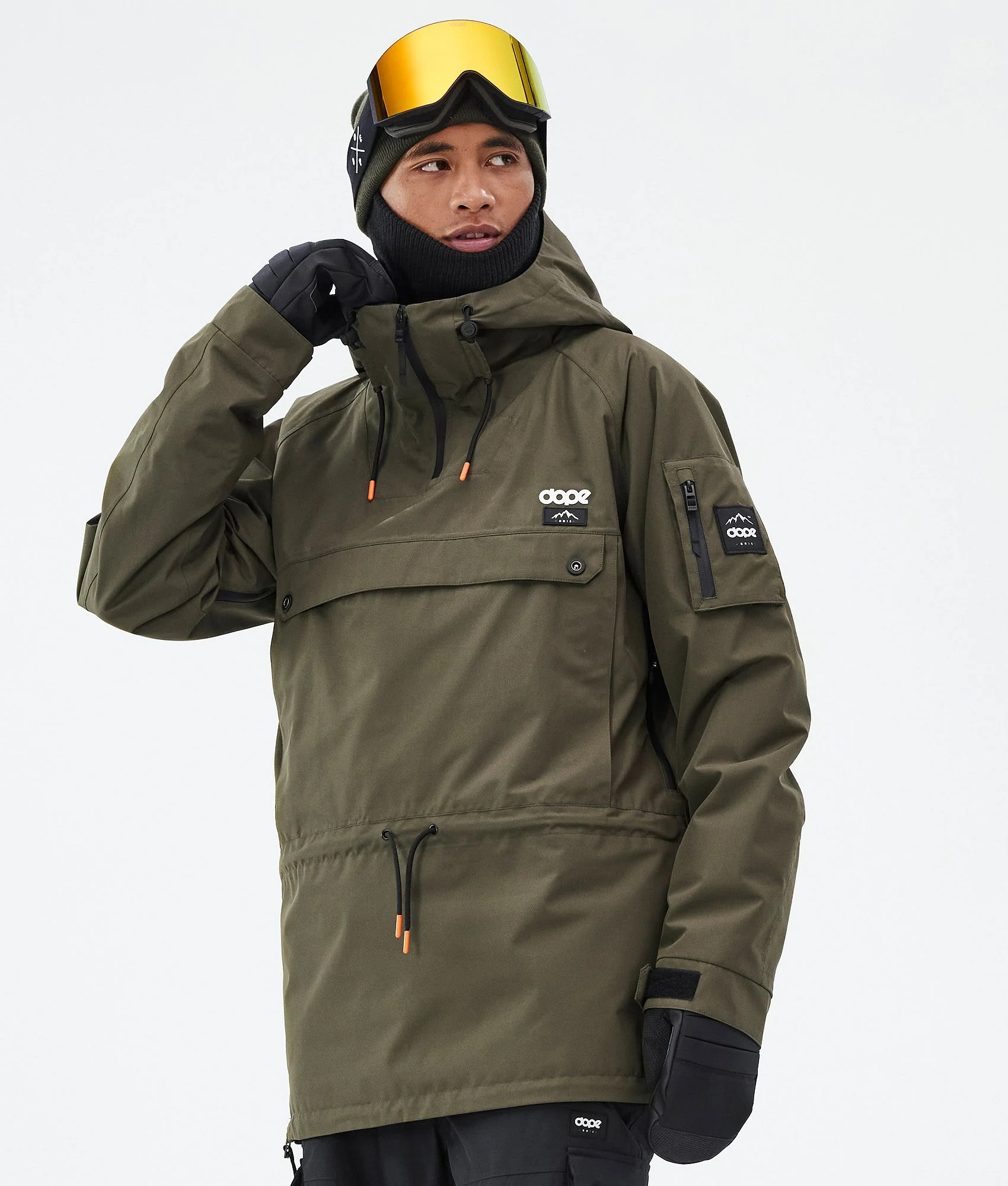 Snowboard Jacket Men Olive Green