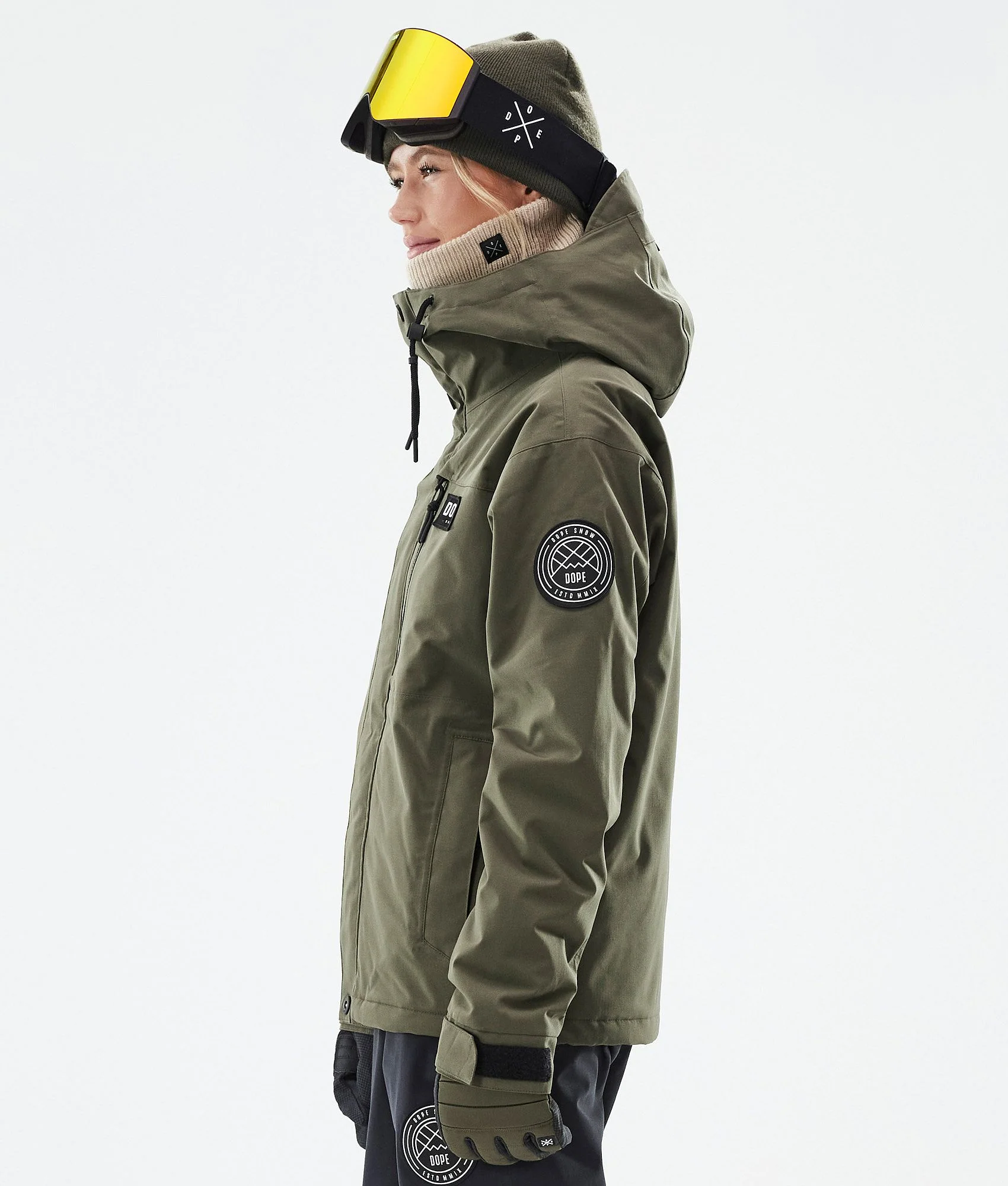 Snowboard Jacket Women Olive Green