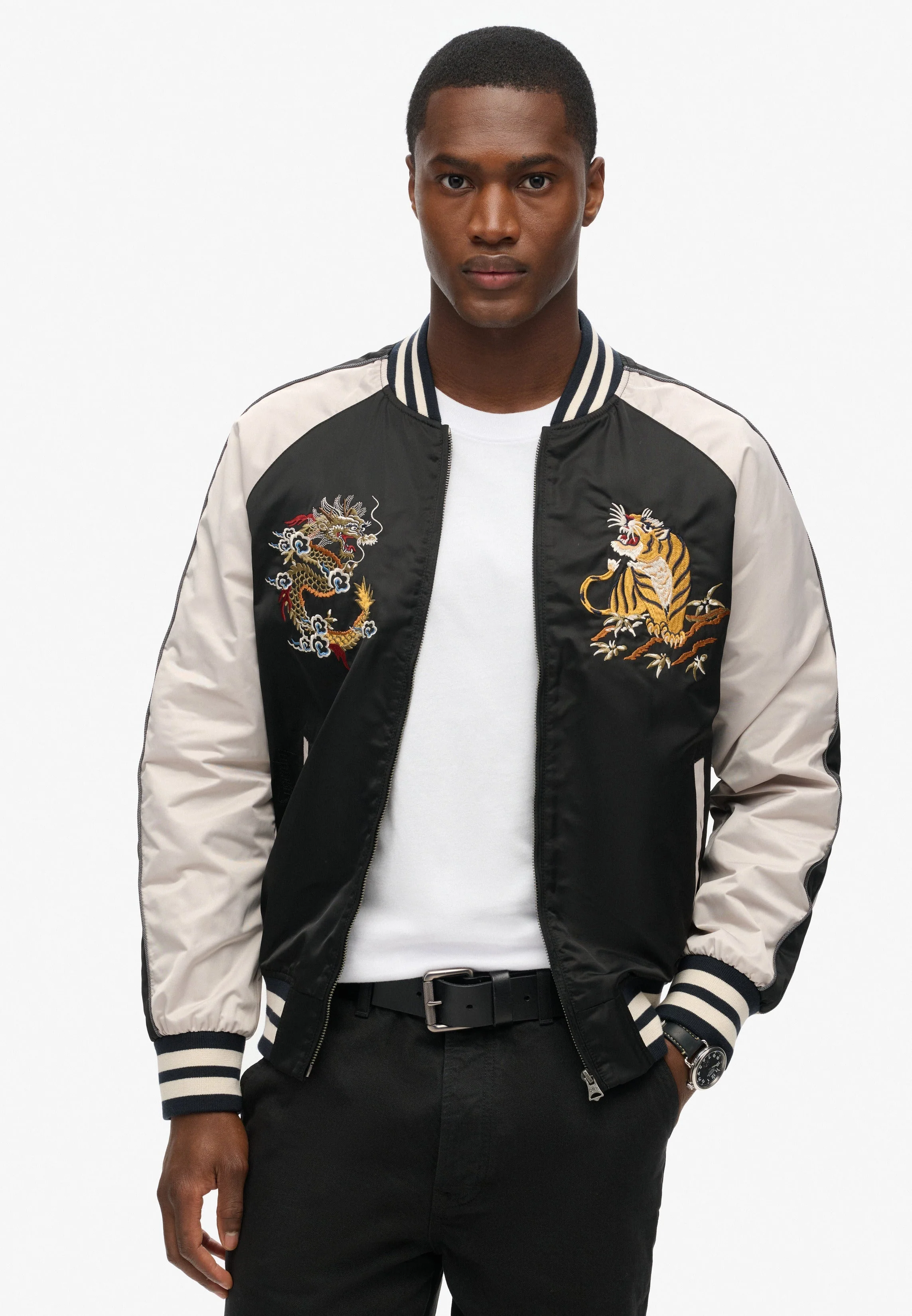 Suikajan Embroidered Bomber