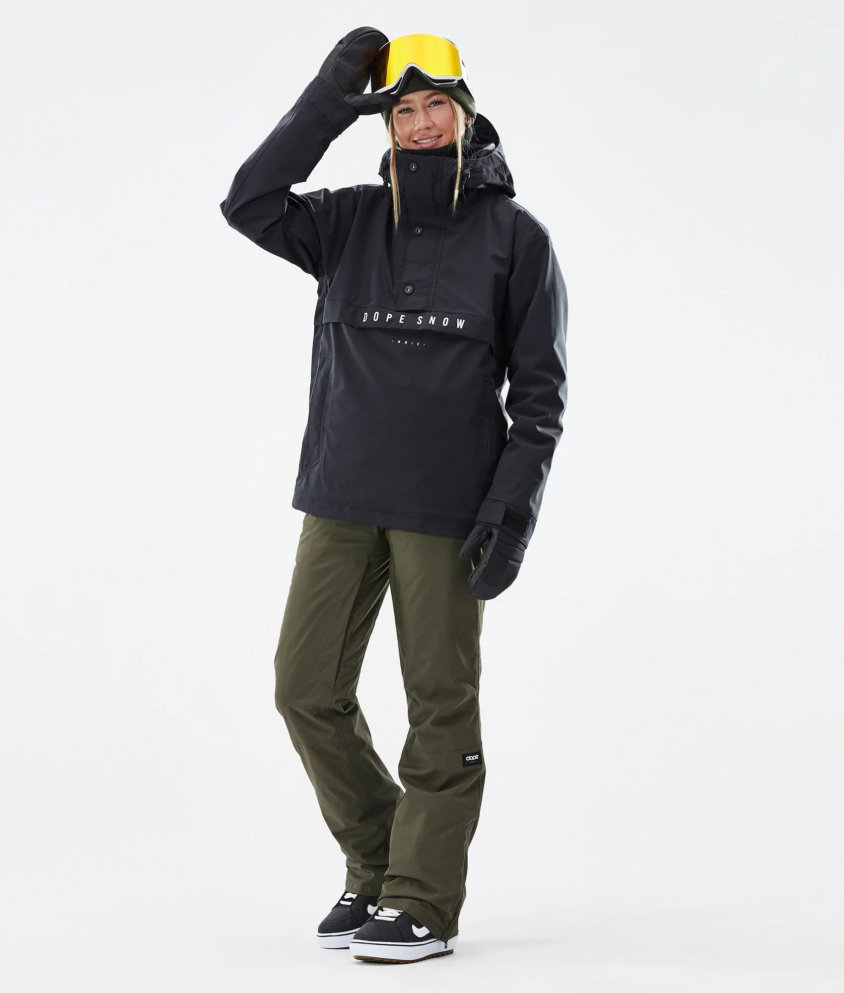 Snowboard Pants Women Olive Green