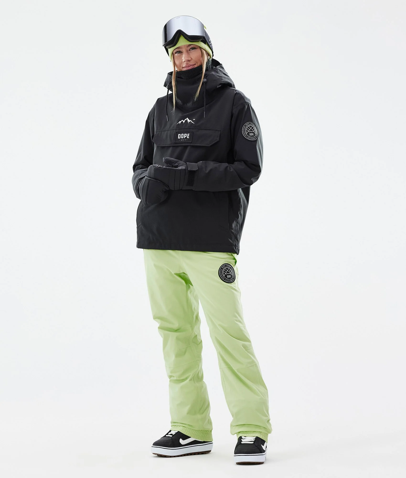 Snowboard Pants Women Faded Neon