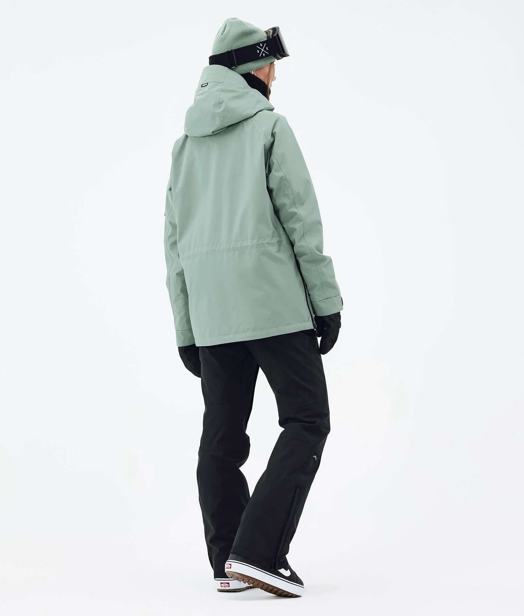 Snowboard Jacket Women Faded Green