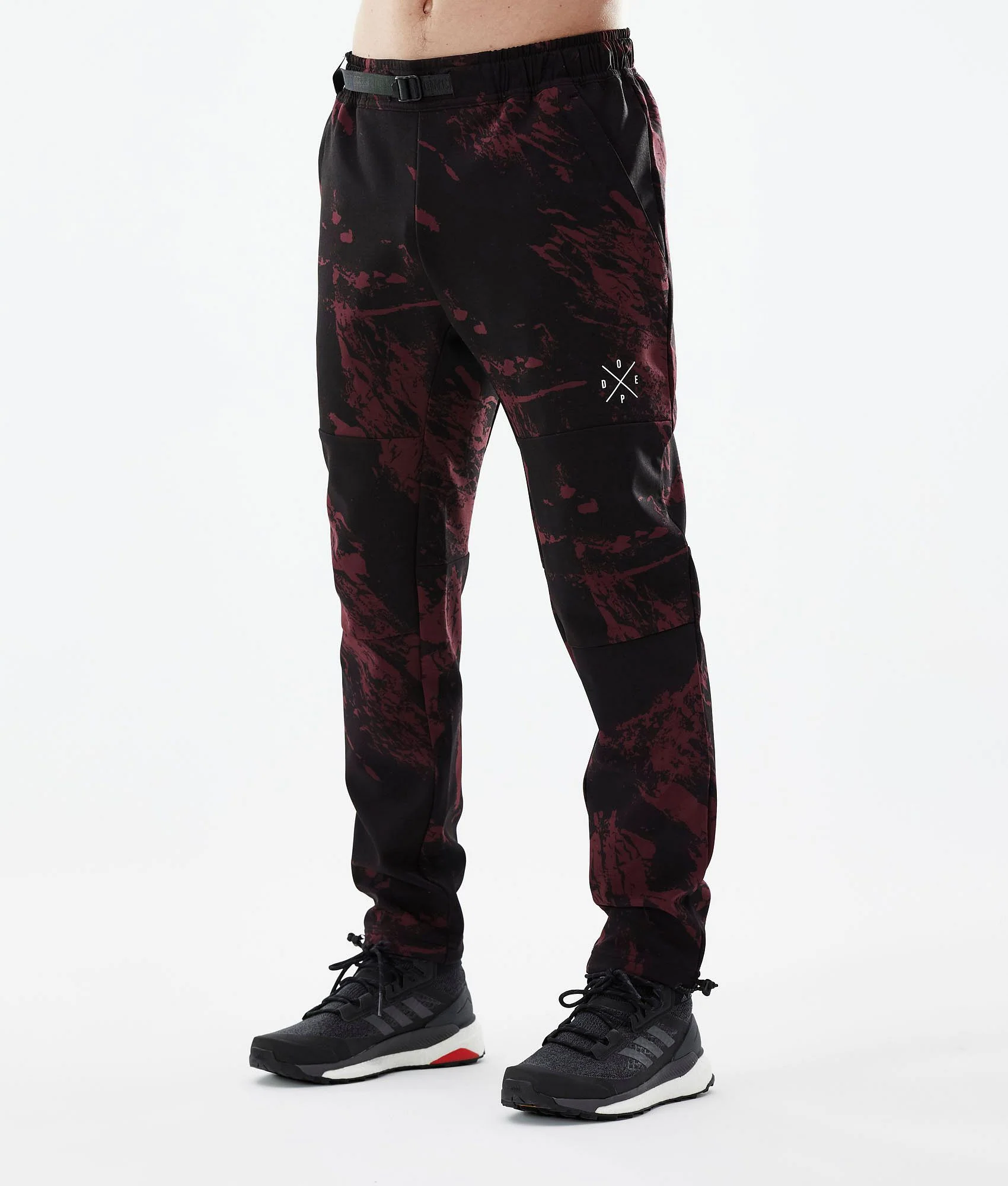 Outdoor Pants Men Paint Burgundy