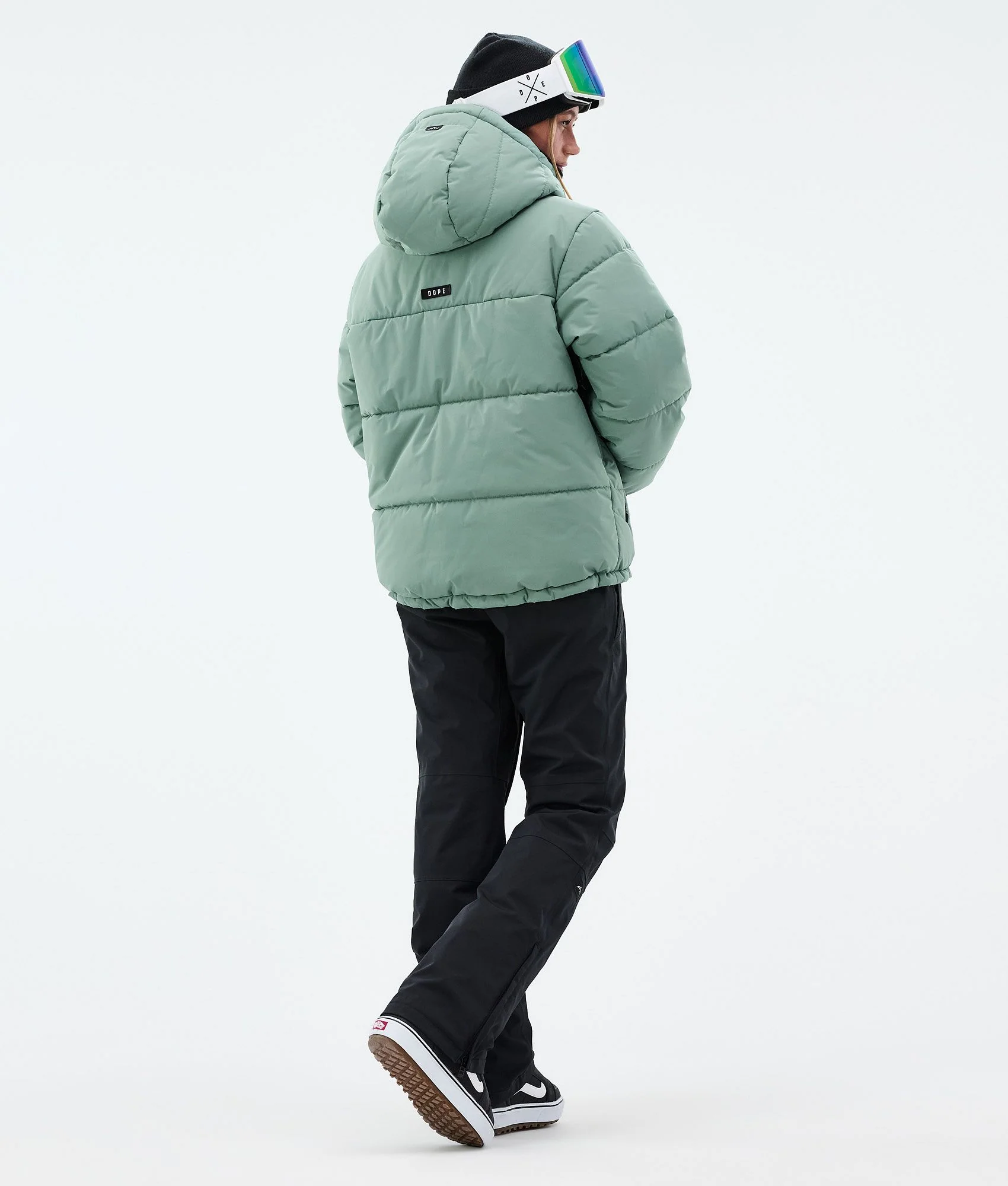 Snowboard Jacket Women Faded Green