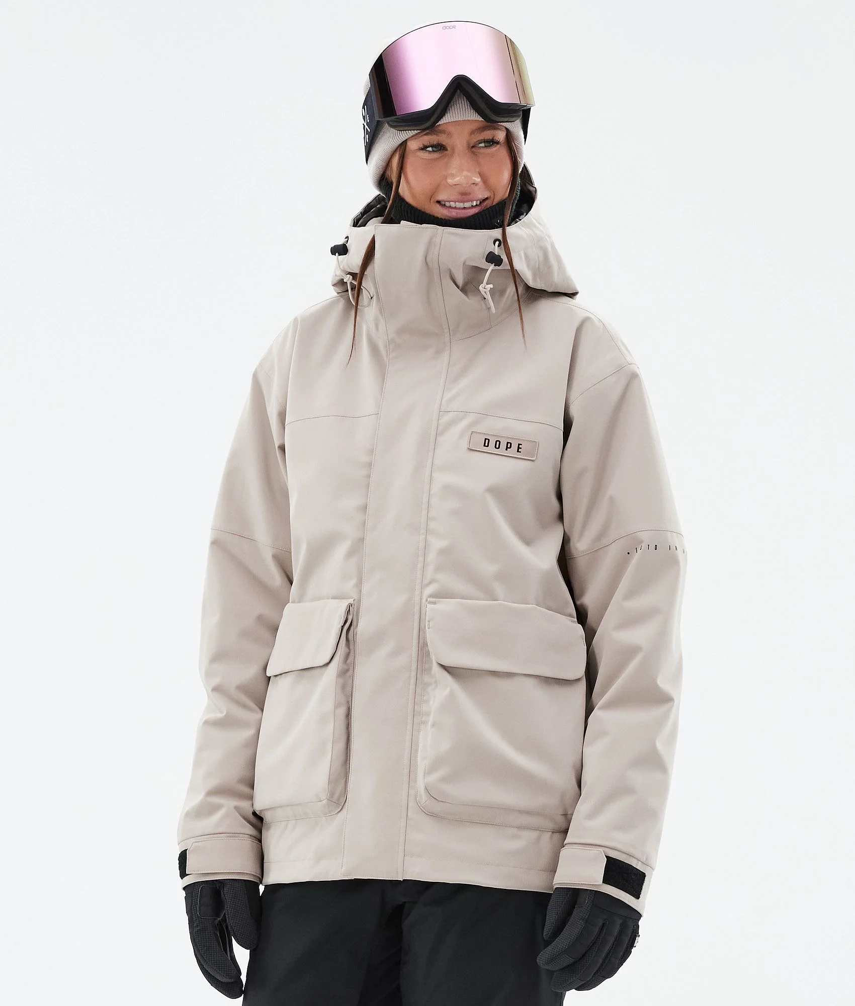 Snowboard Jacket Women Sand