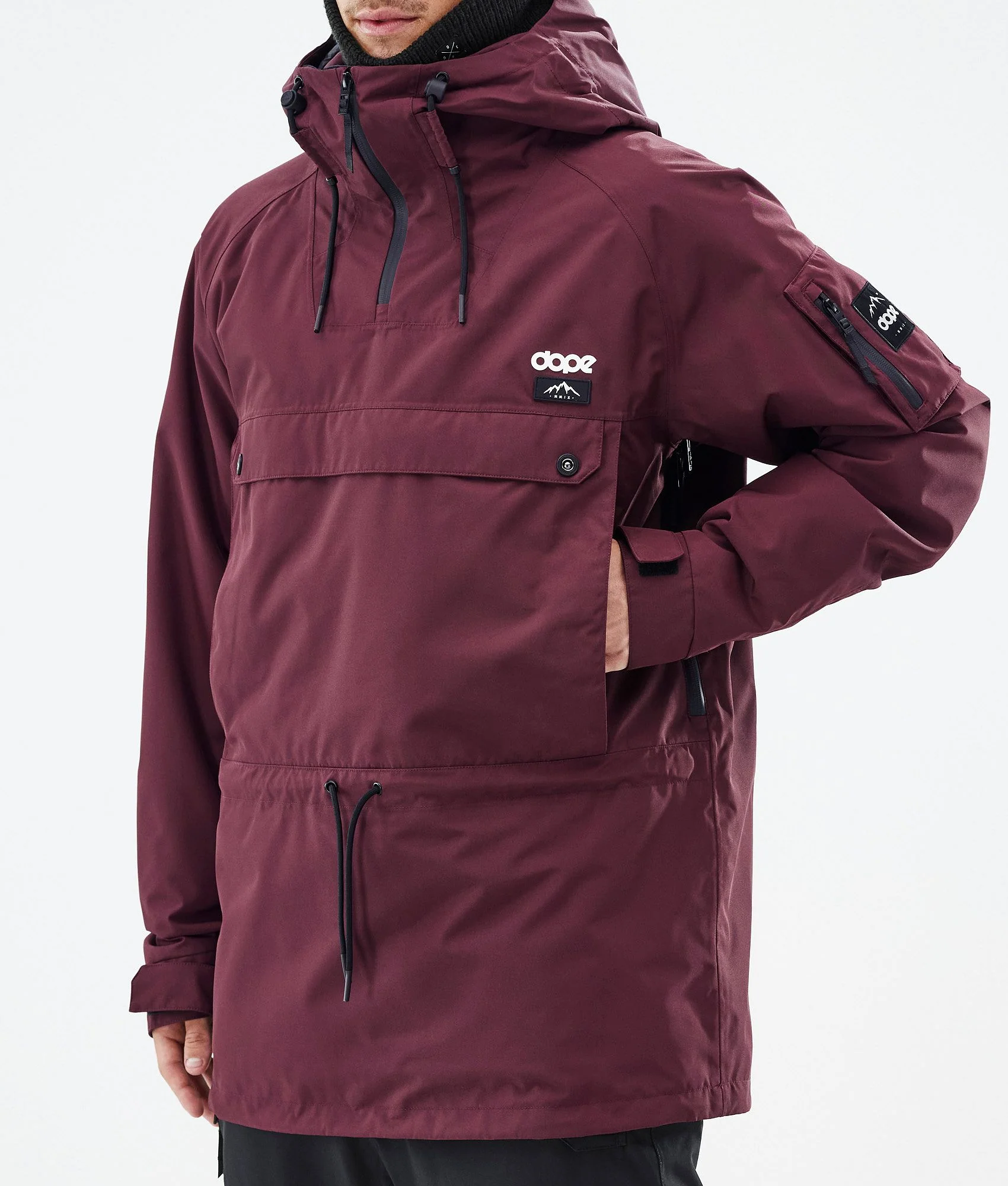 Snowboard Jacket Men Don Burgundy