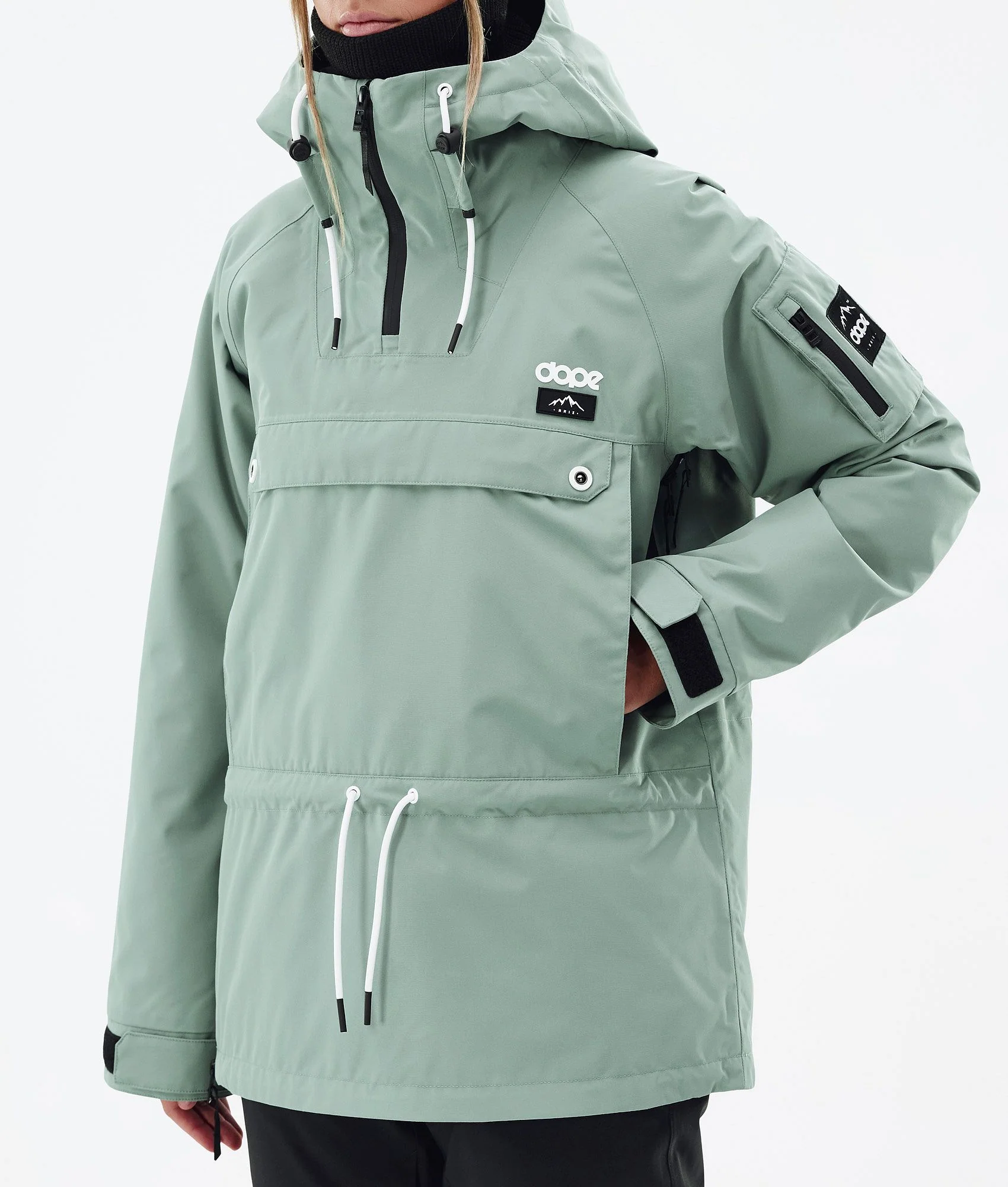 Snowboard Jacket Women Faded Green