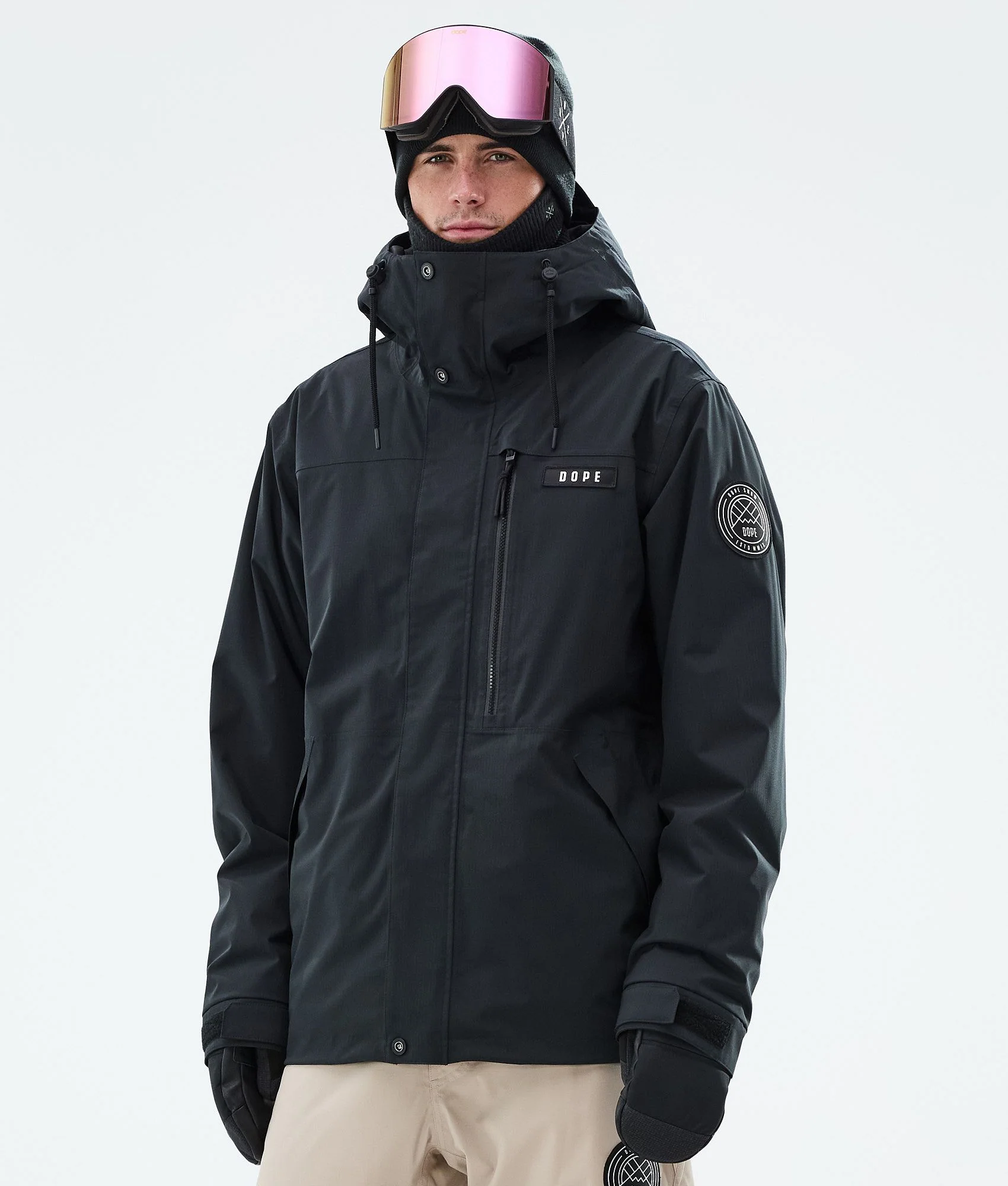 Snowboard Jacket Men Black