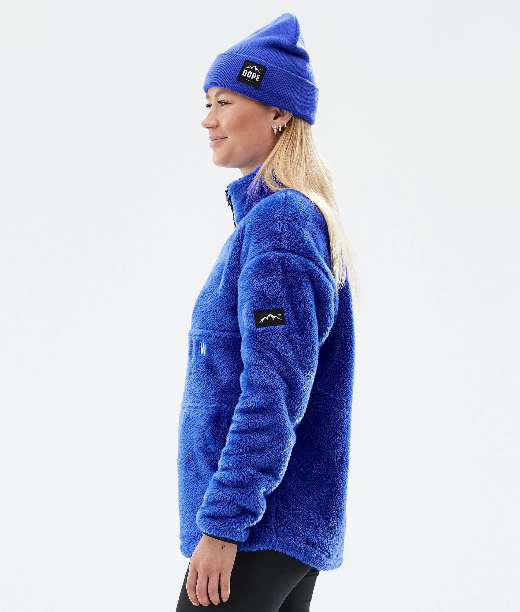 Fleece Sweater Women Cobalt Blue