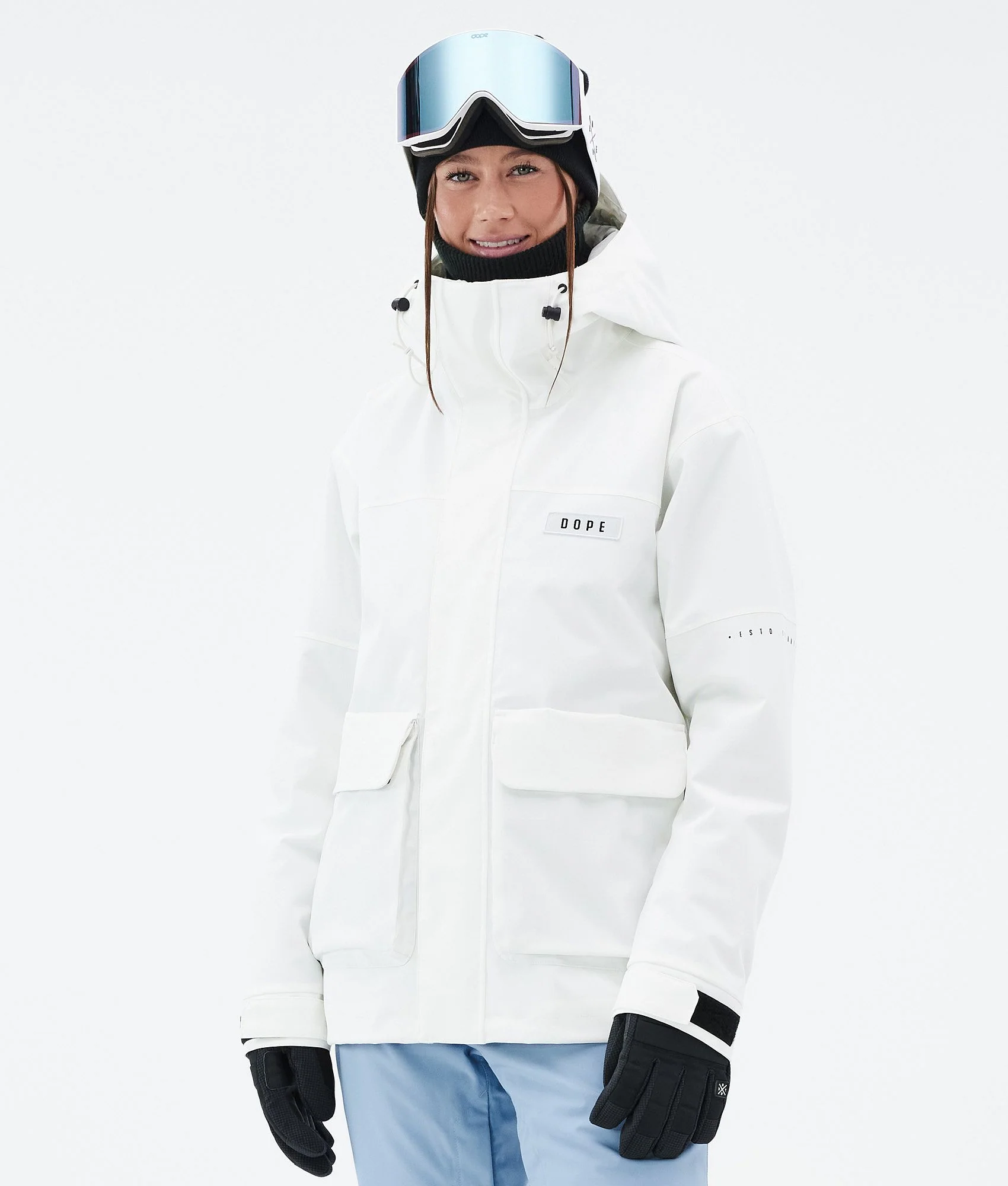 Snowboard Jacket Women Whitish