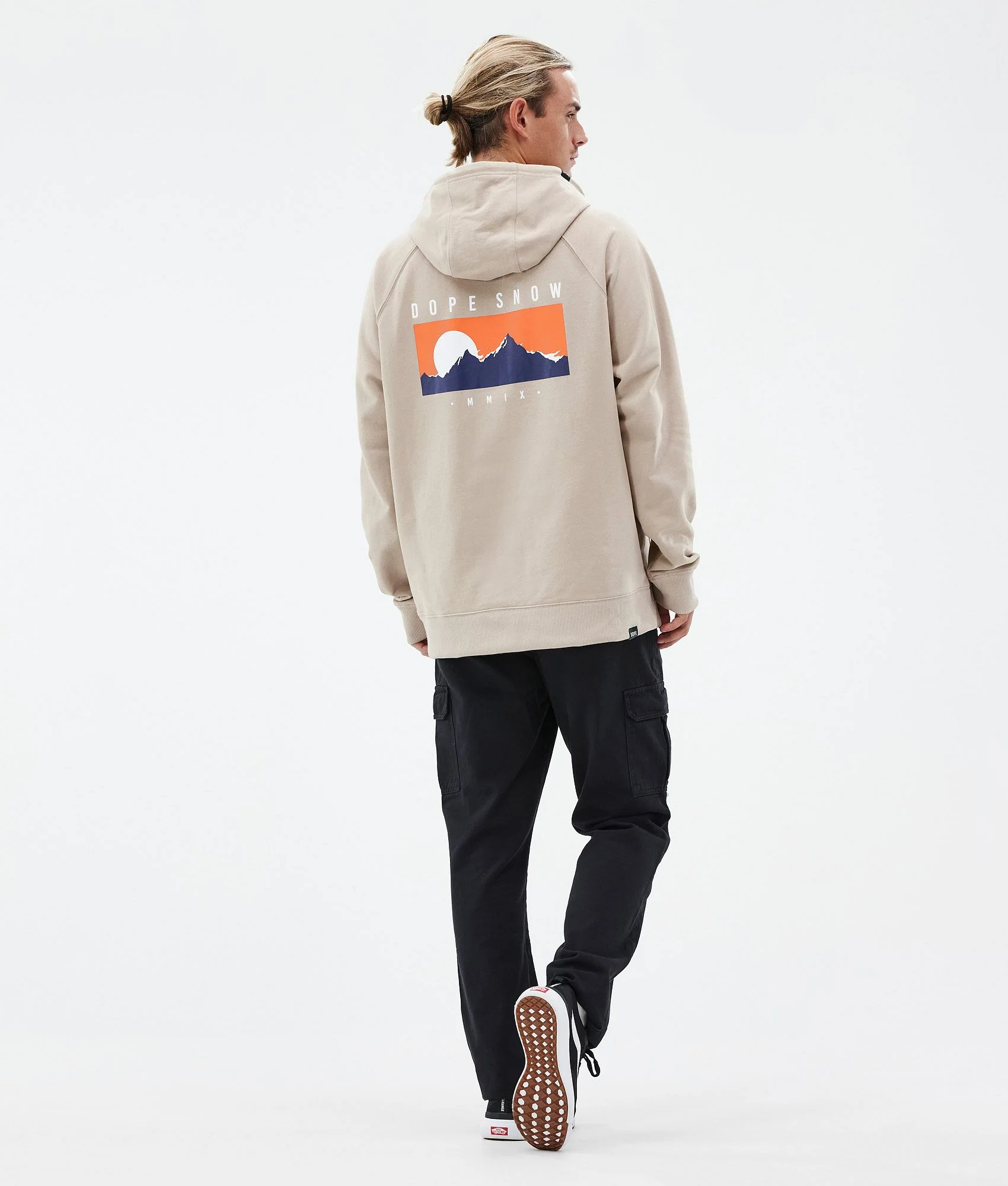 Hoodie Men Silhouette Sand