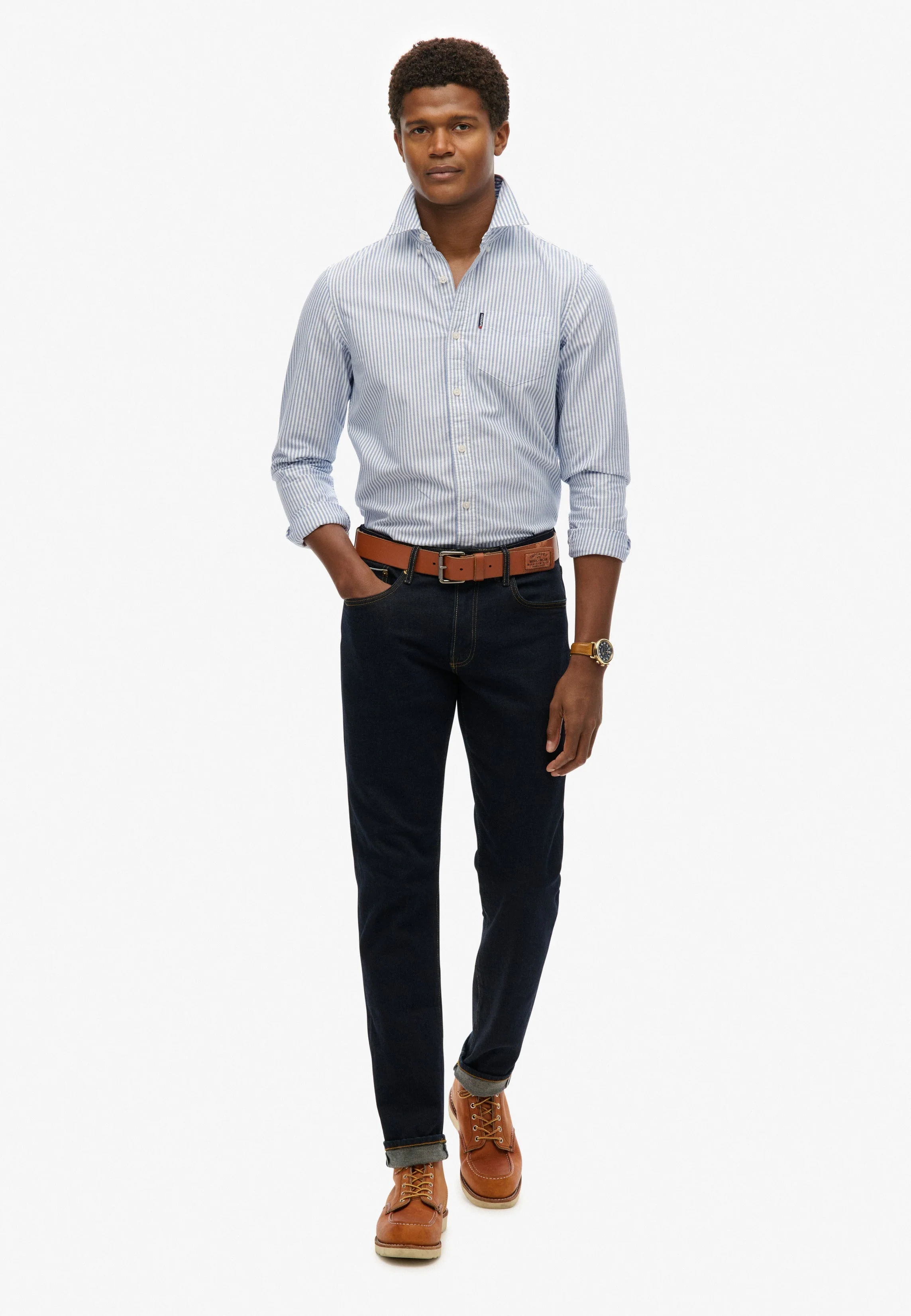 Essentials Long Sleeve Oxford Shirt