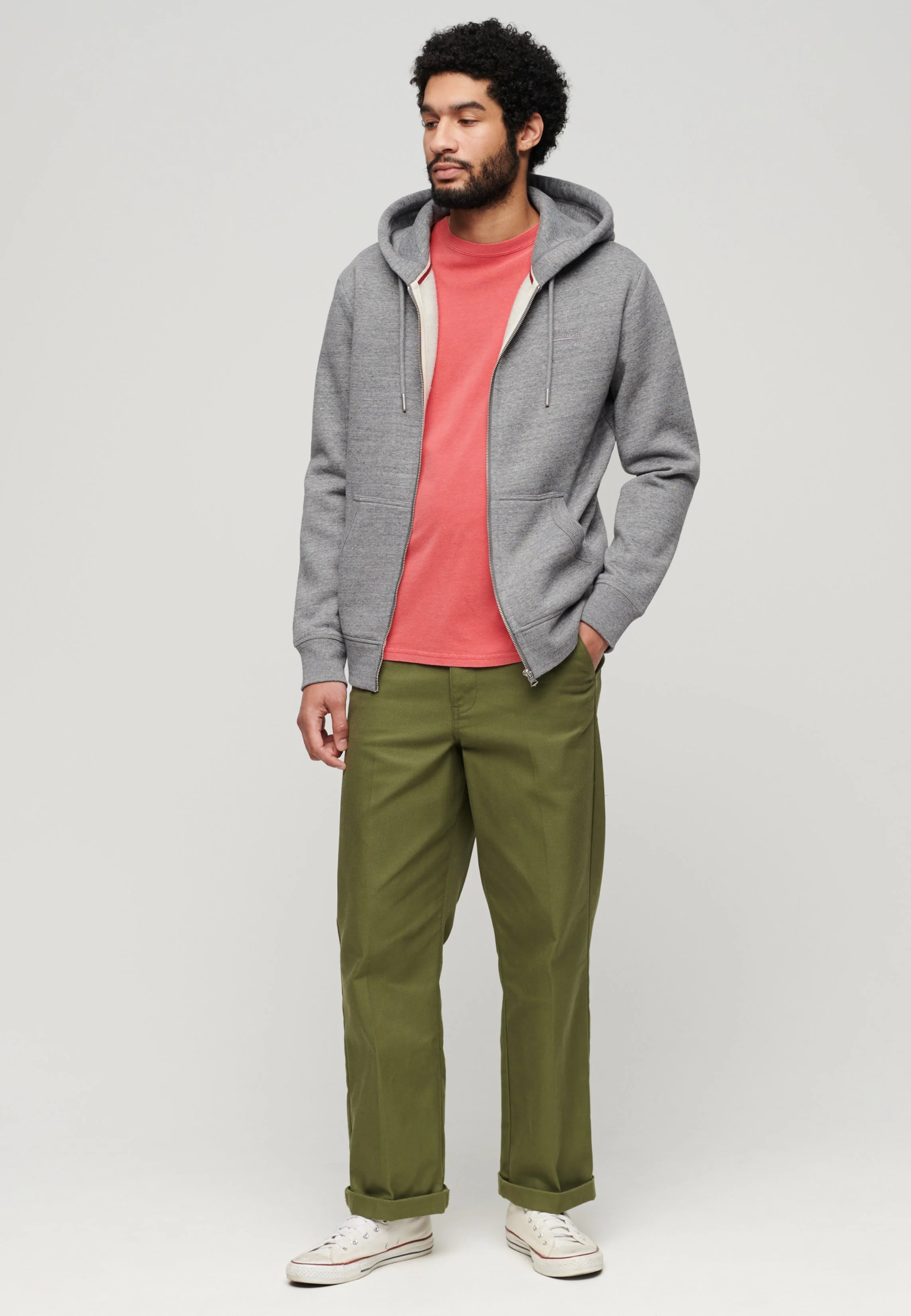 Essential Logo Zip Hoodie