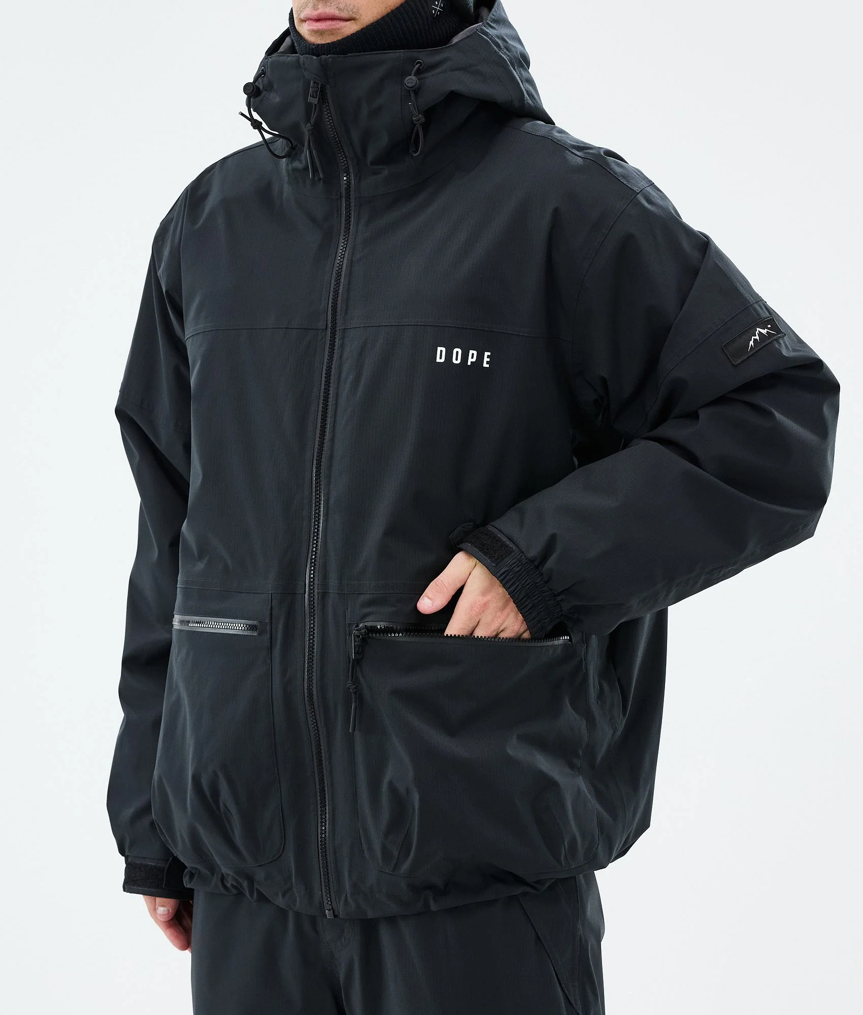 Snowboard Jacket Men Black