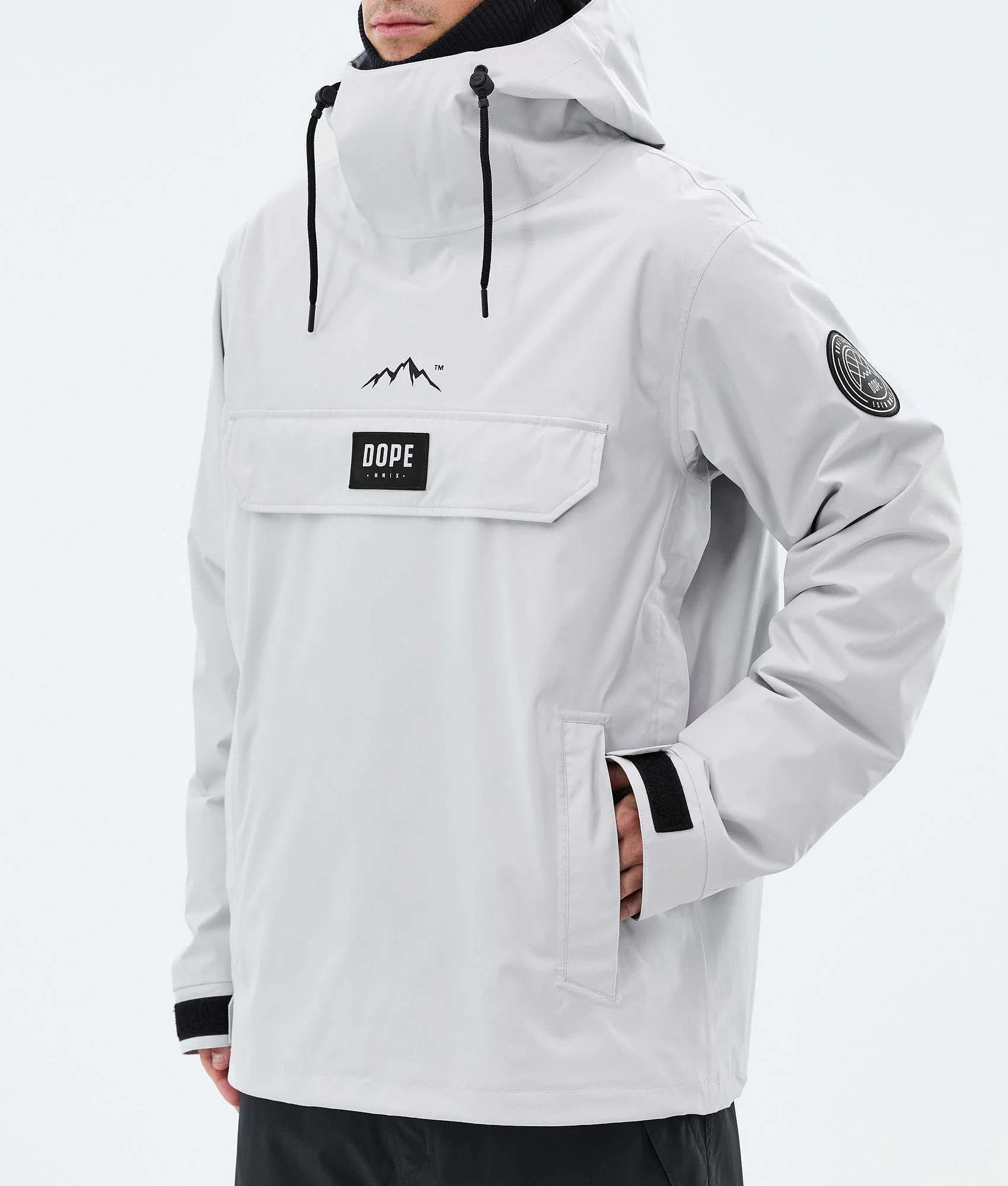 Snowboard Jacket Men Light Grey